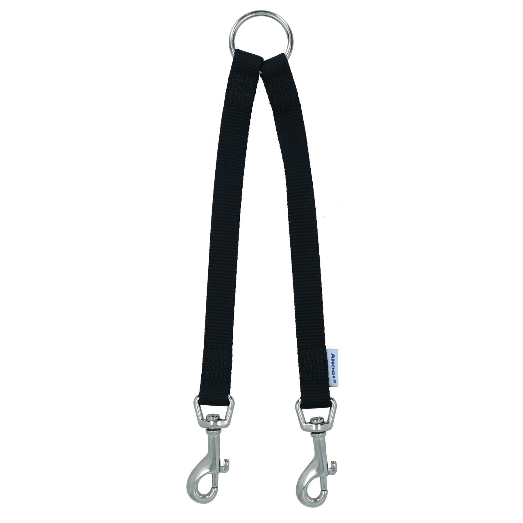 Nylon Koppler Doppel Blei Spaziergang 2 Hunde Leine Adapter Twin Walking Stecker