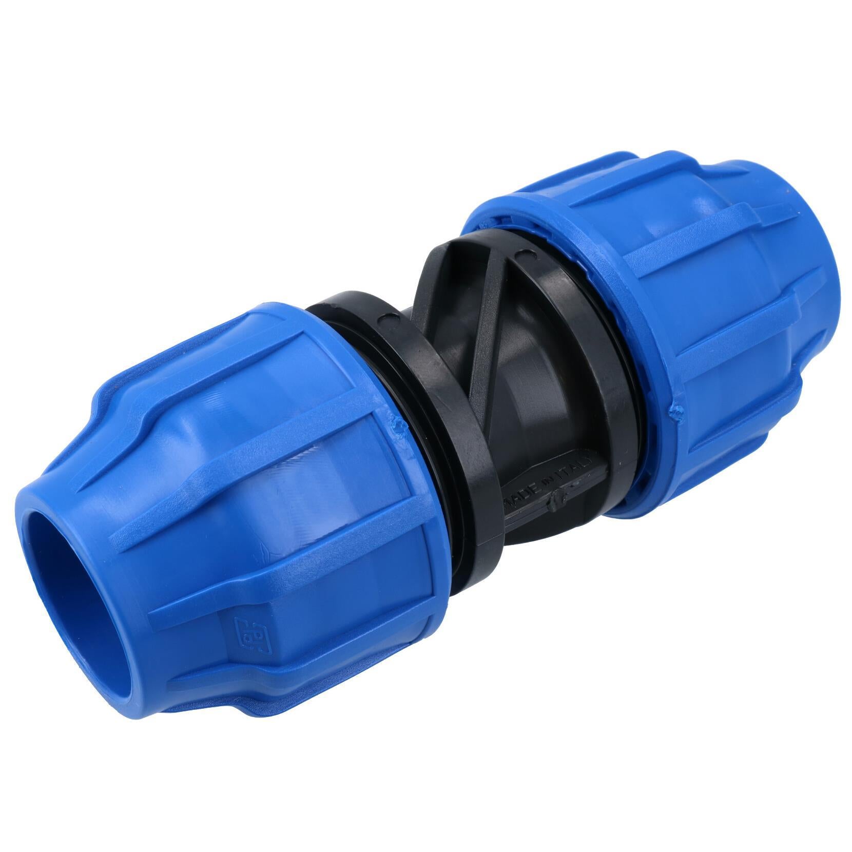 Raccord de compression pour tuyau droit MDPE 32 x 32 mm PN16