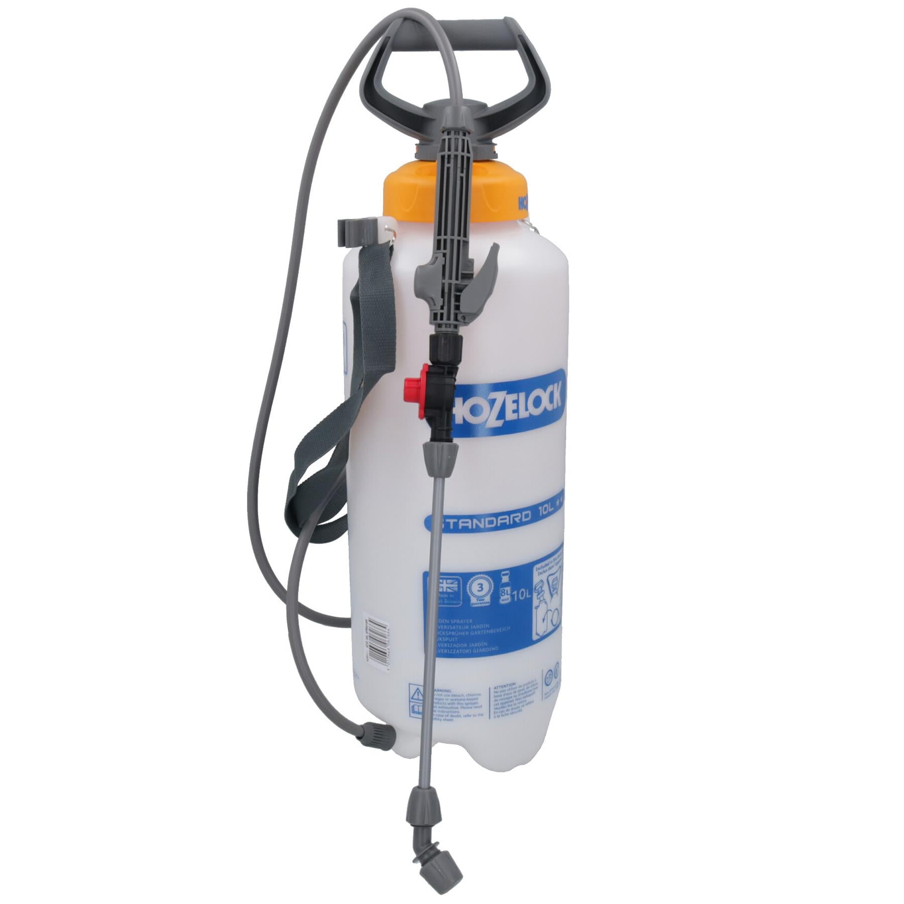 Hozelock Mehrzweck-Gartenspritze, Drucksprüher, 10 Liter