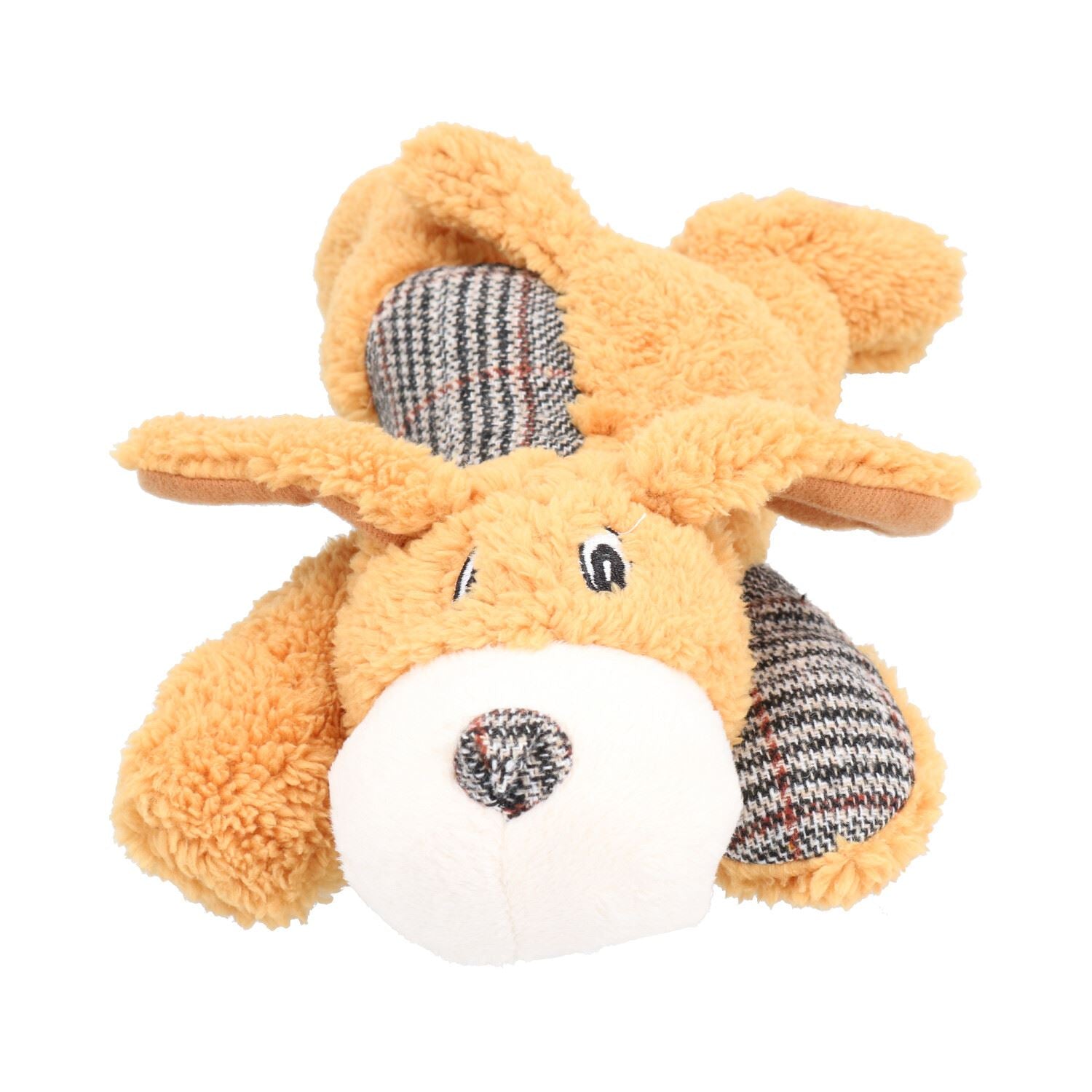Jouet en peluche doux et confortable pour chien Dylan Dog avec couinement 14 x 29 cm