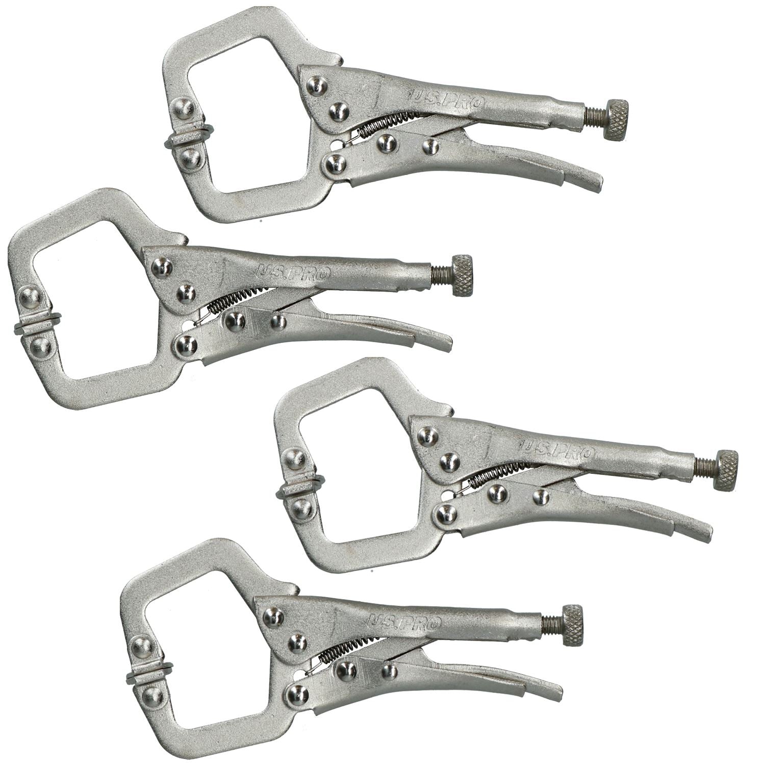 Pinces à sertir en C réglables et verrouillables de 5"/125 mm pour soudage