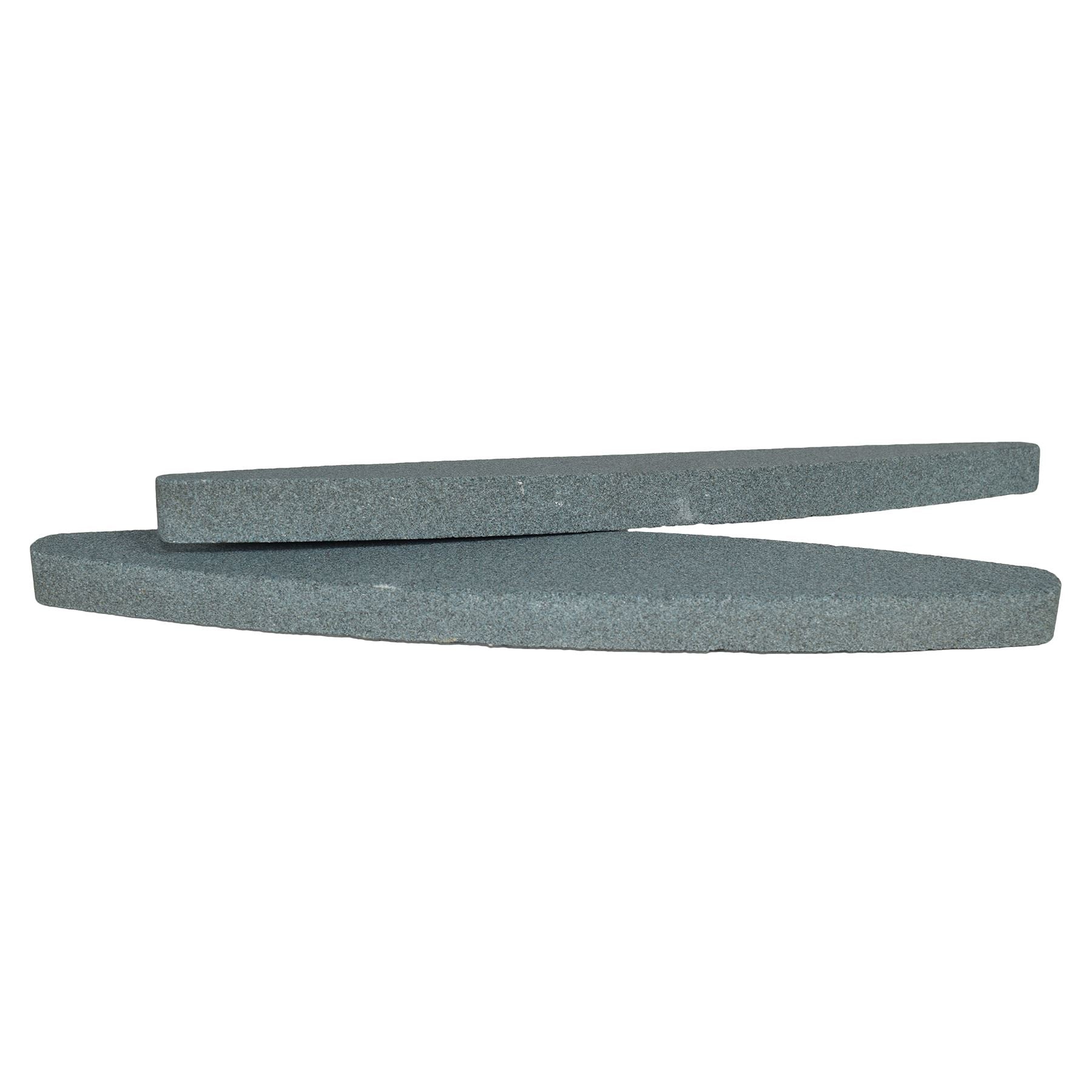 2pc Schleifsteine Flache Boot geformt Aluminium OxideBlades Schere Schere