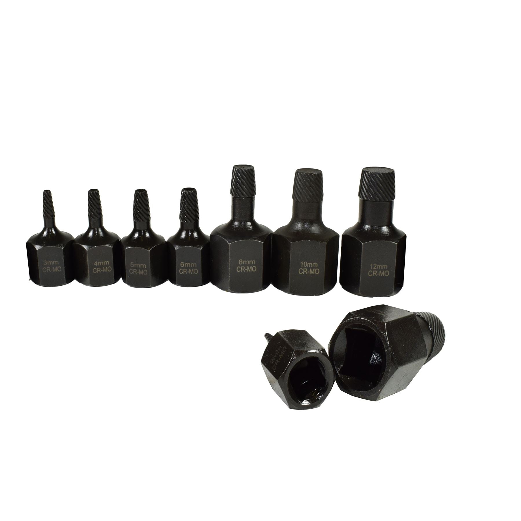 Extracteur de goujon à vis à entraînement 3/8" 1/2" Kit de retrait de 2 à 14 mm 9 pièces