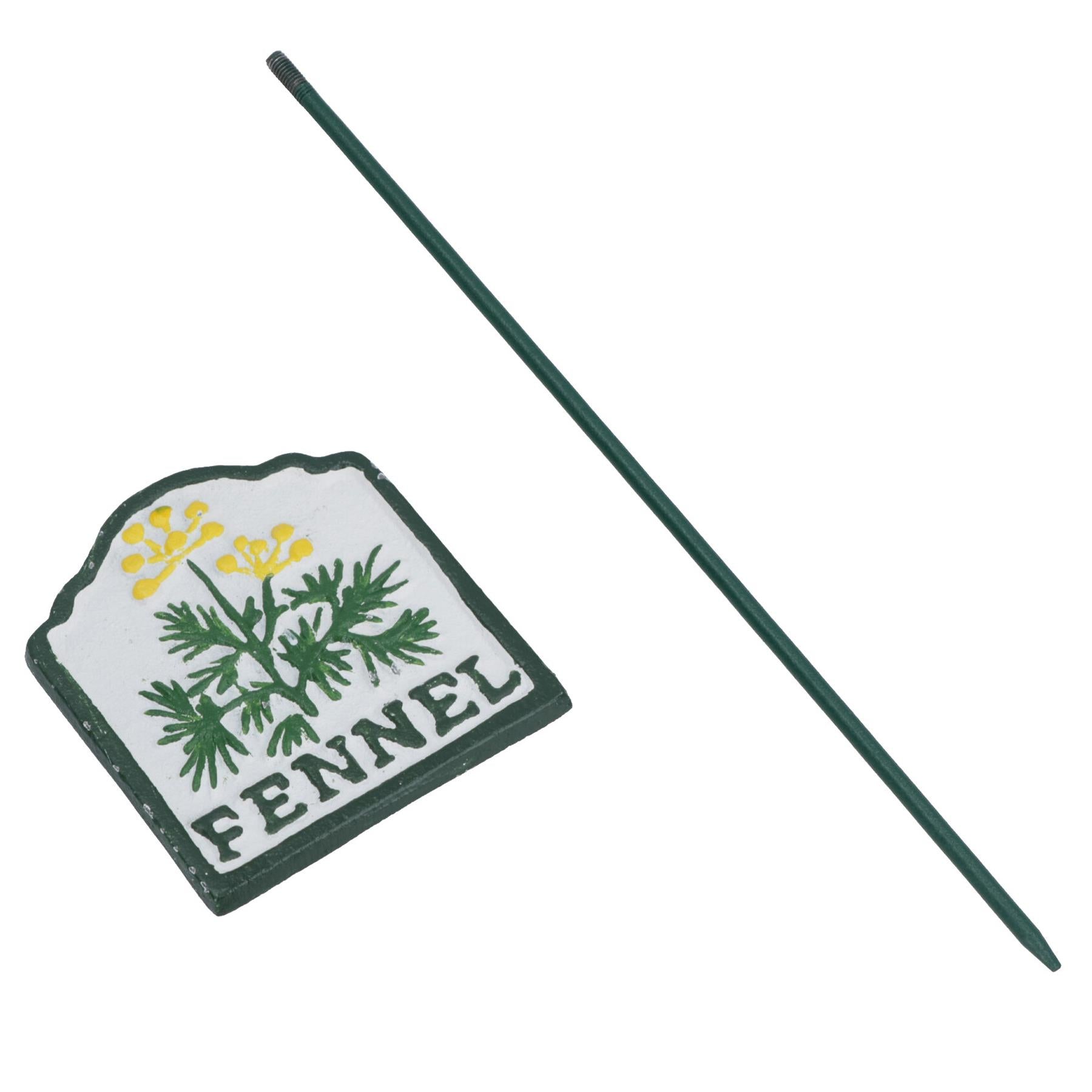 Herb Signs Markers Labels Cast Iron Plant Plaque Garden Yard Allotment
