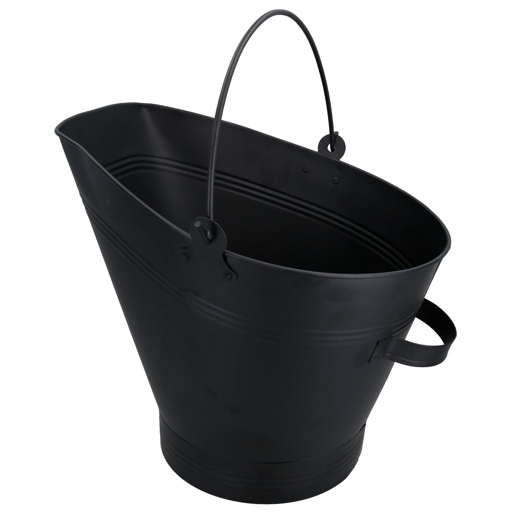 Fireplace Waterloo Style Scuttle Wide Mouth Bucket + 5” Wide Coal Hand Shovel