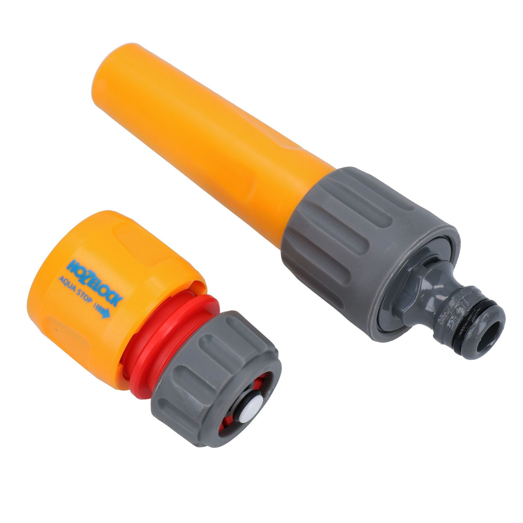 Hozelock Twist Sprühdüse Gartenschlauch Wasserpistole & Aqua Stop Fitting