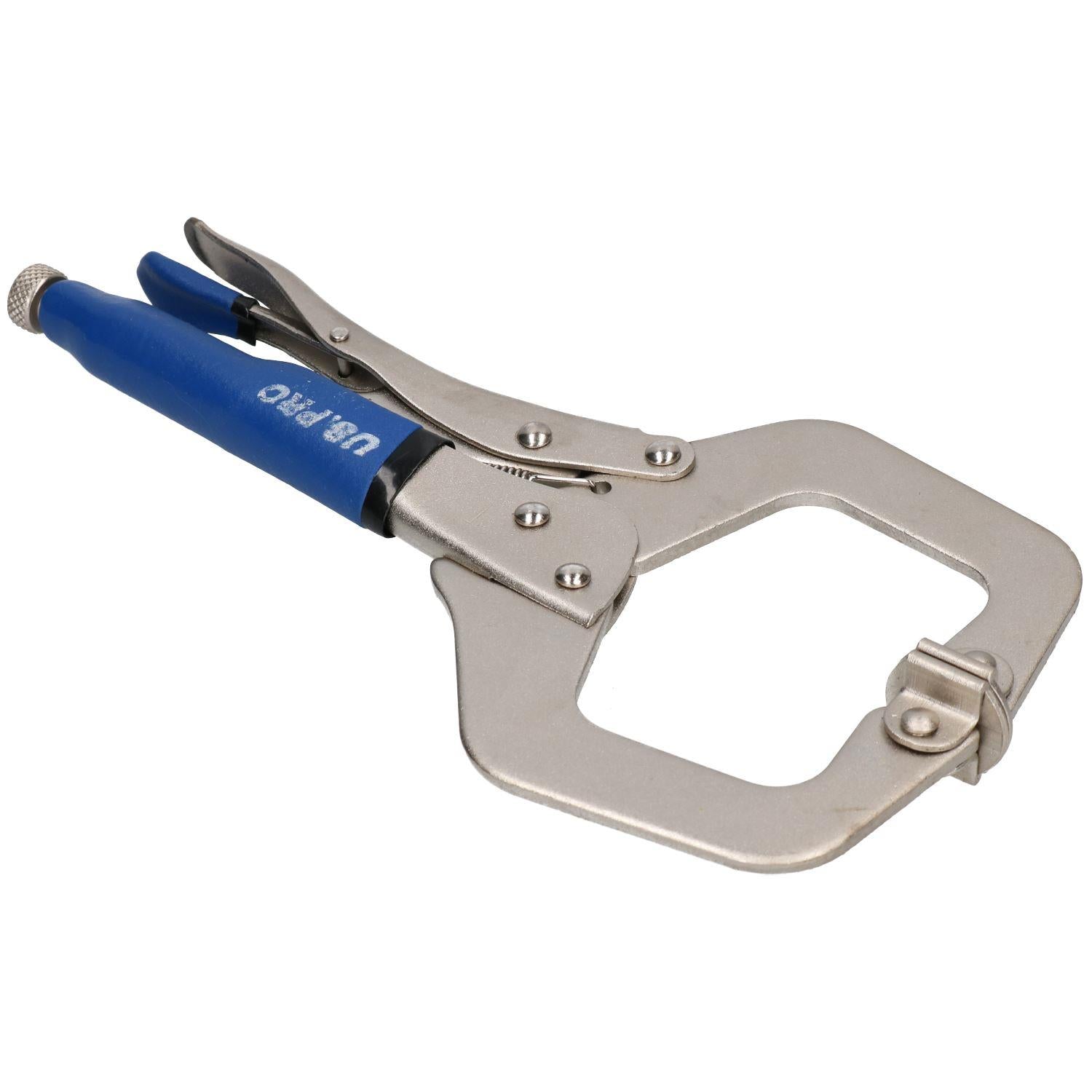 Pince de serrage en C de 11" / 280 mm Fixation Poignée de maintien Dégagement rapide