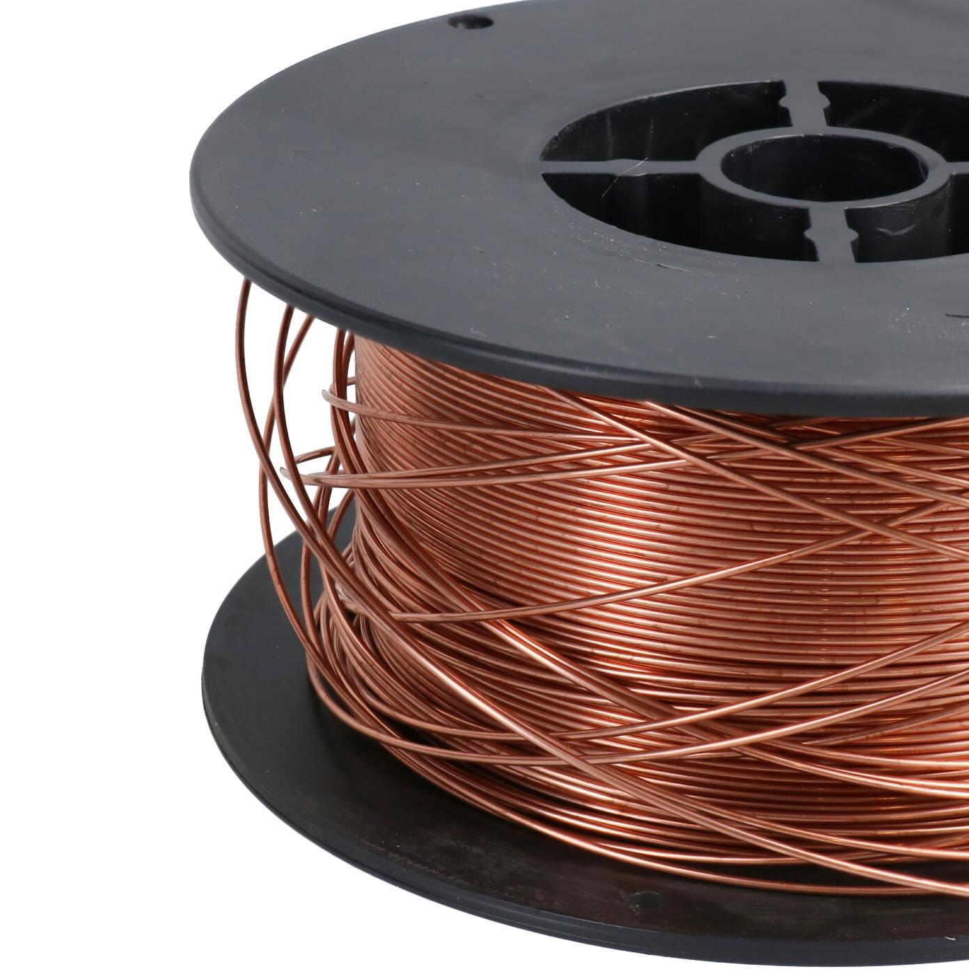 Bobine de fil de soudage MIG en acier doux de 0,8 mm, bobine de 1,0 kg au gaz argon CO2