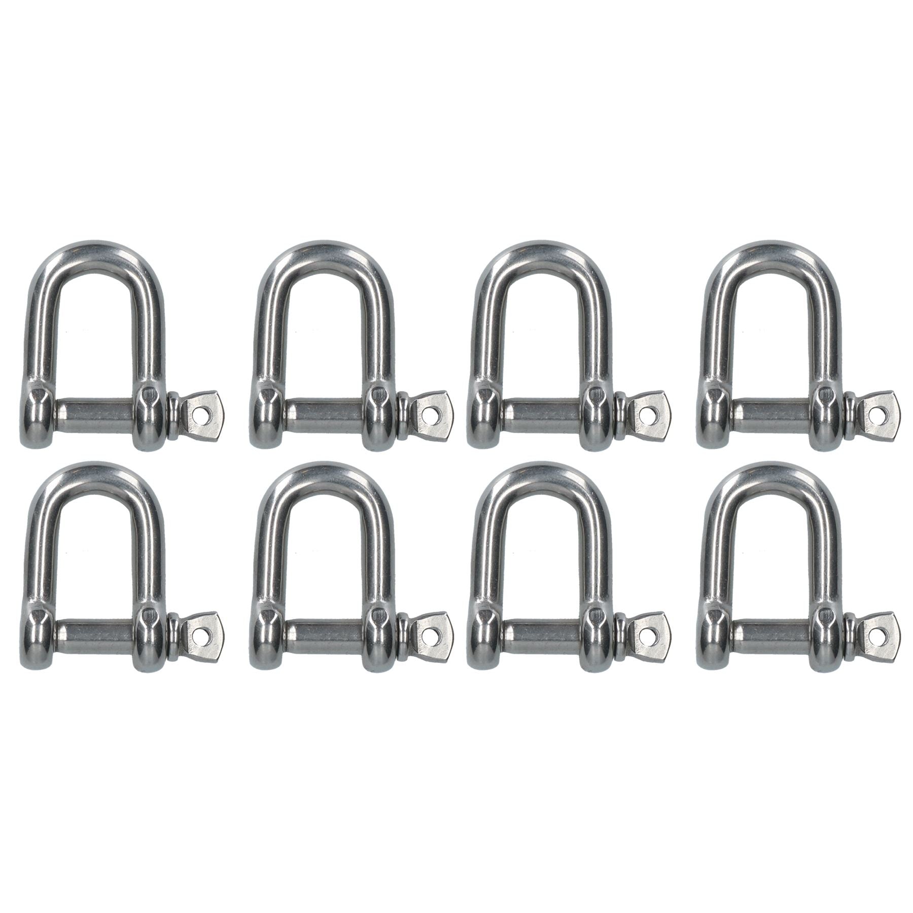 8mm / 10mm / 12mm Stainless Steel D Shackle Dee Link Marine Grade 316