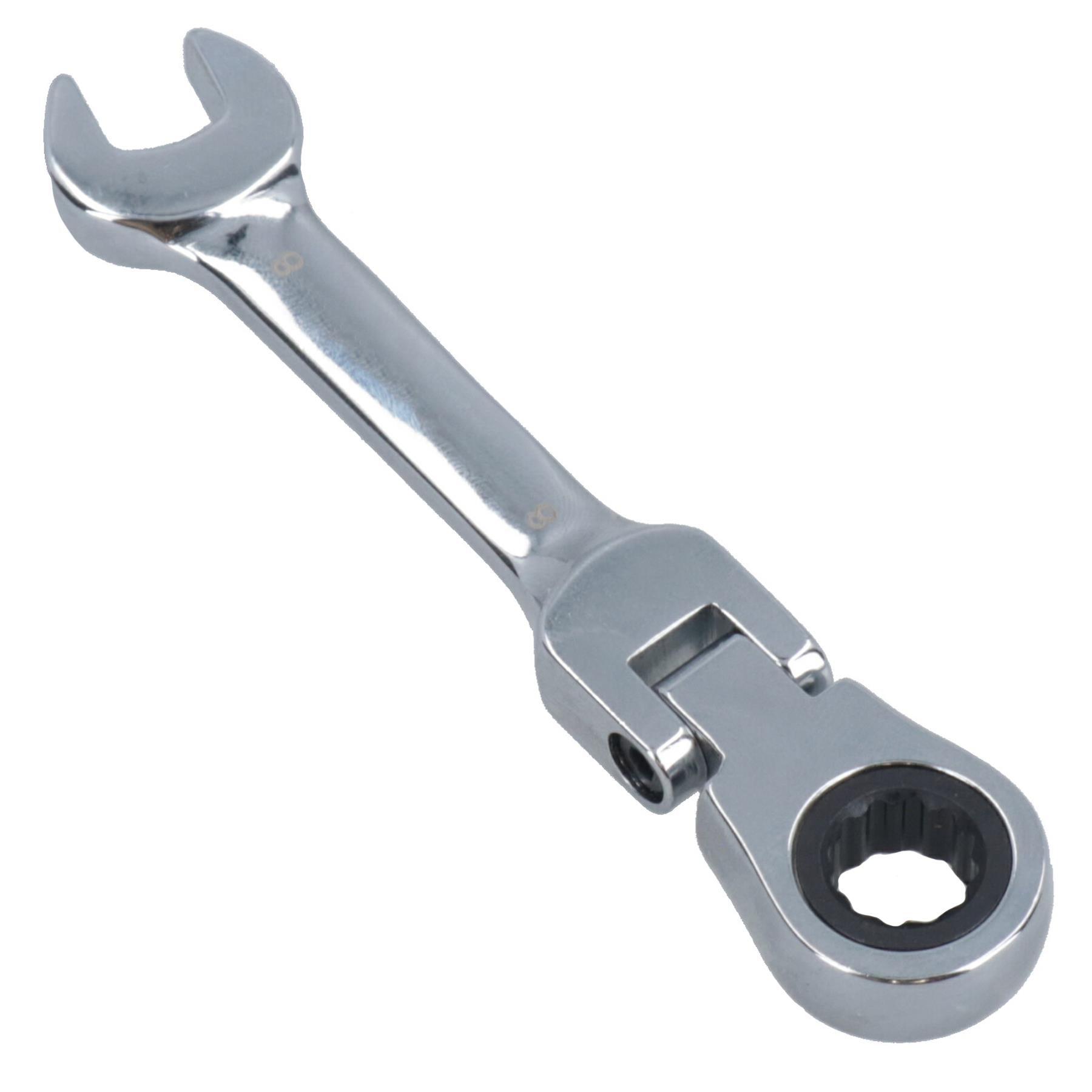 Jeu de clés mixtes à cliquet flexibles courtes métriques MM 8 mm – 19 mm