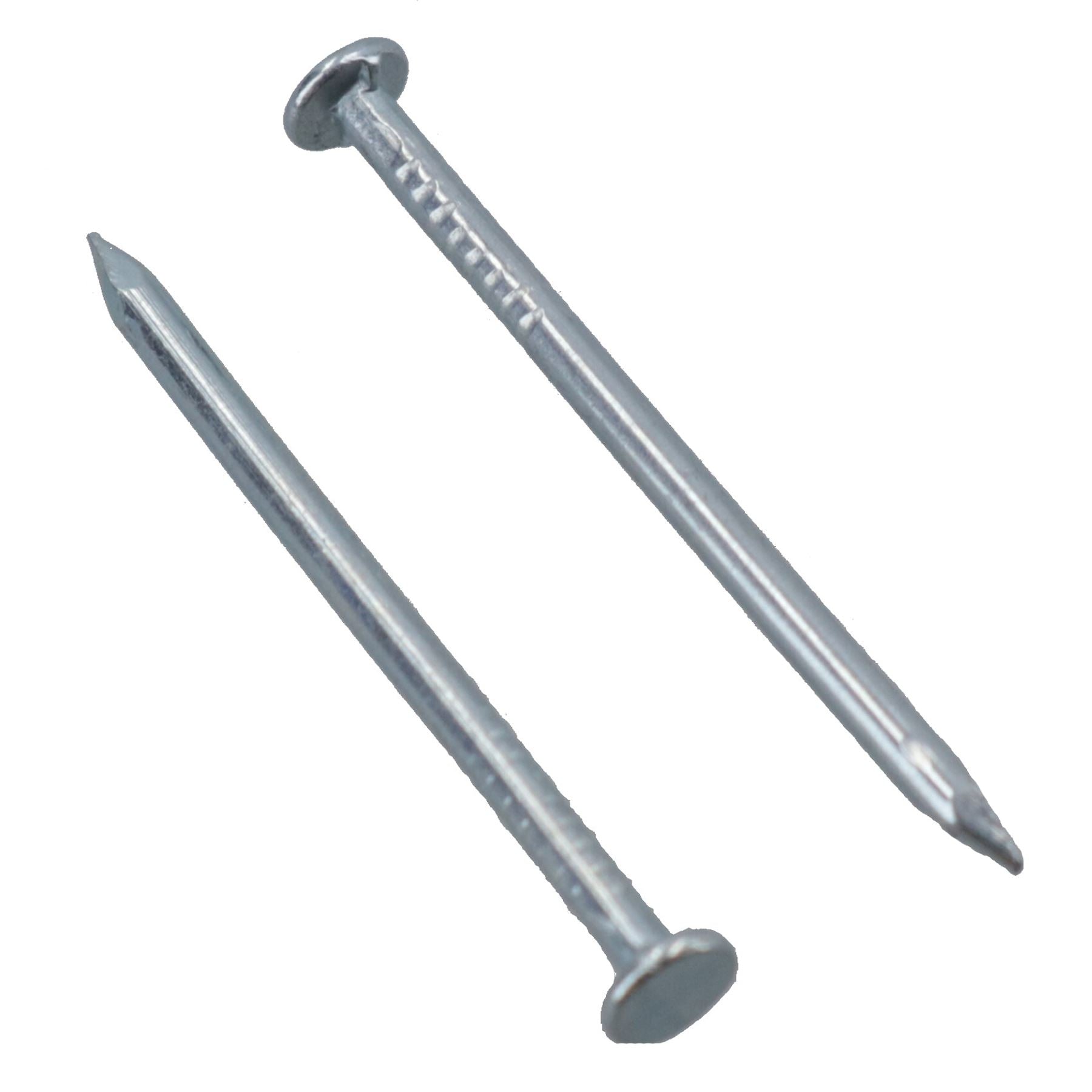 Clous à tête ronde en fil de fer 1,4 mm x 25 mm pour bois zingué