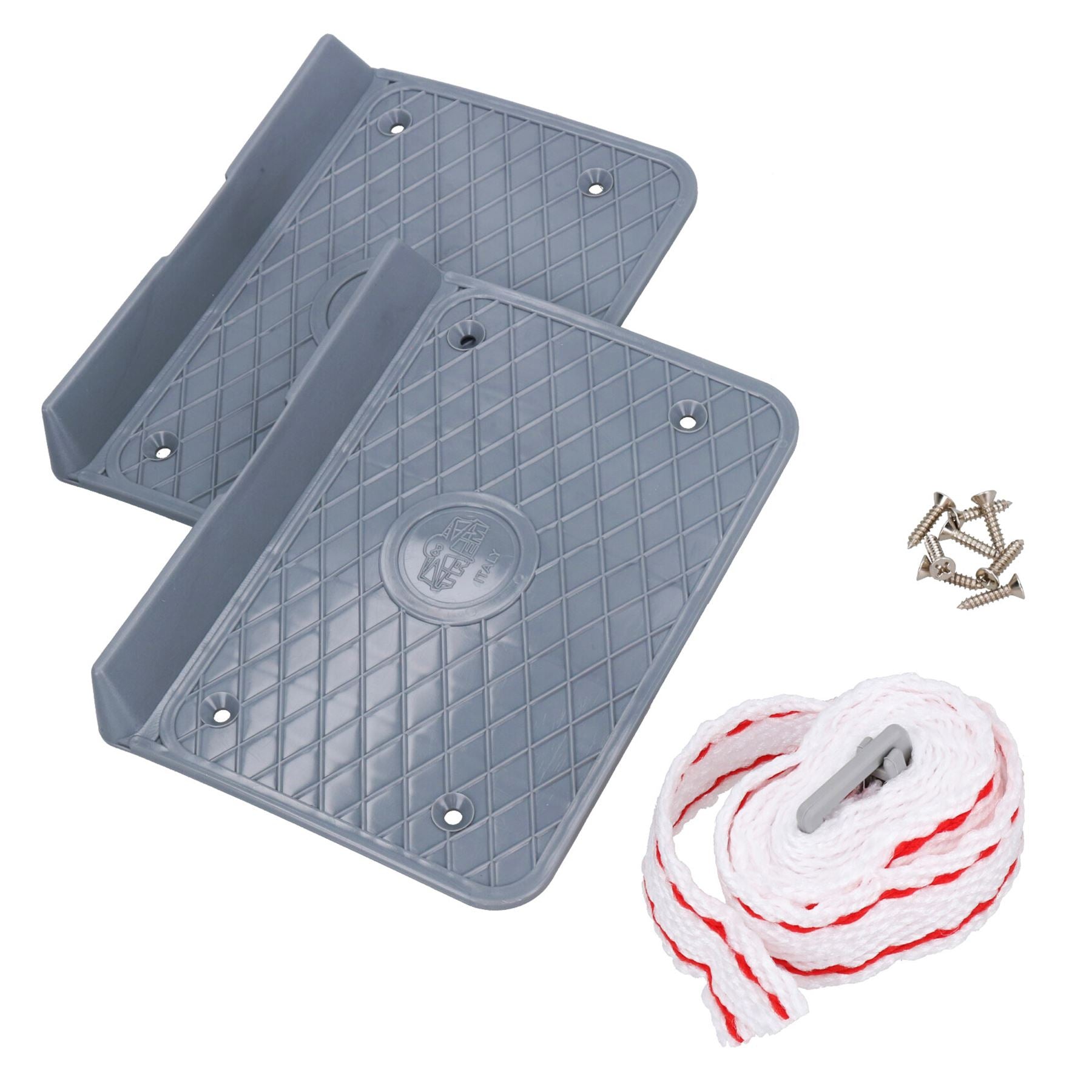 Kit de sangles de fixation et de support pour boîtier de batterie ou réservoir d'essence, d'eau et de carburant marin