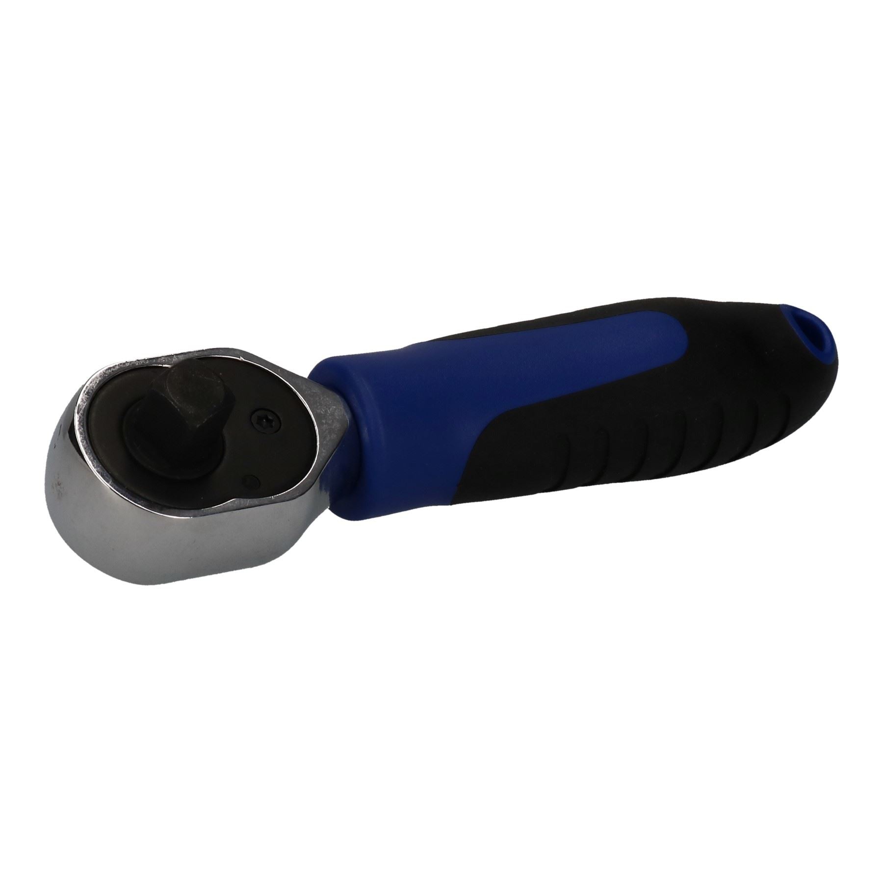 Clé à cliquet double à tête courte 1/4" et 3/8" avec manche réversible à 72 dents