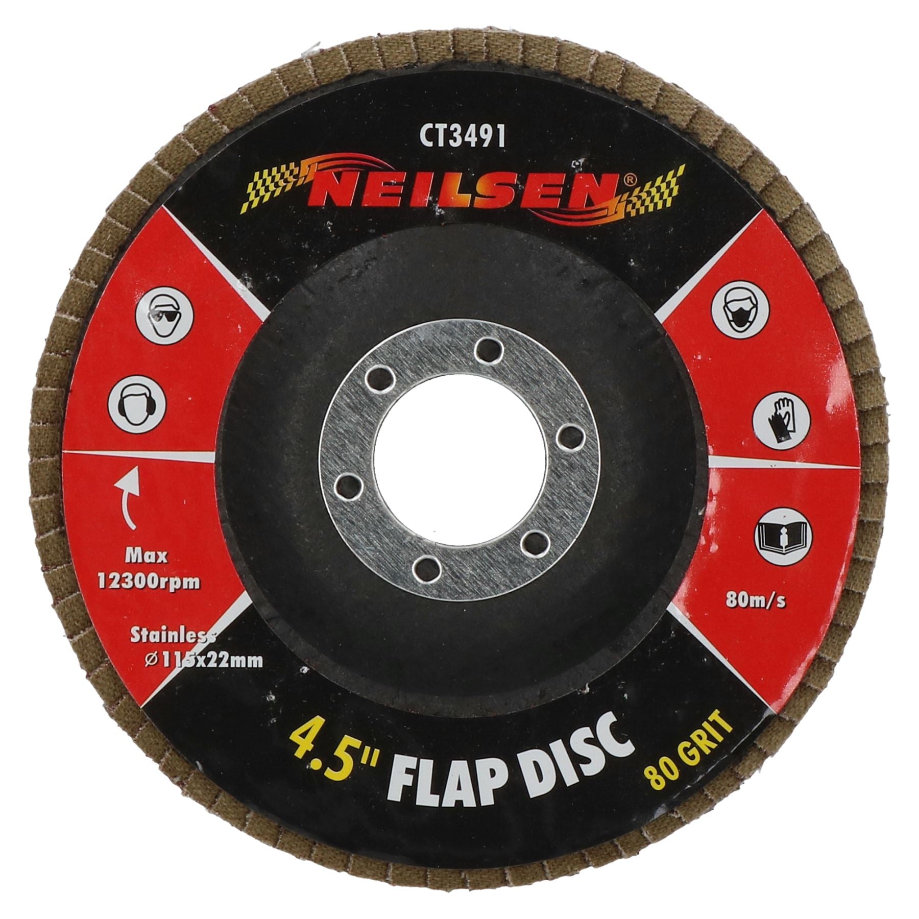40 / 60 / 80 Grit Flap Discs Schleifen Schleifen Für 4-1/2 "Winkelschleifer