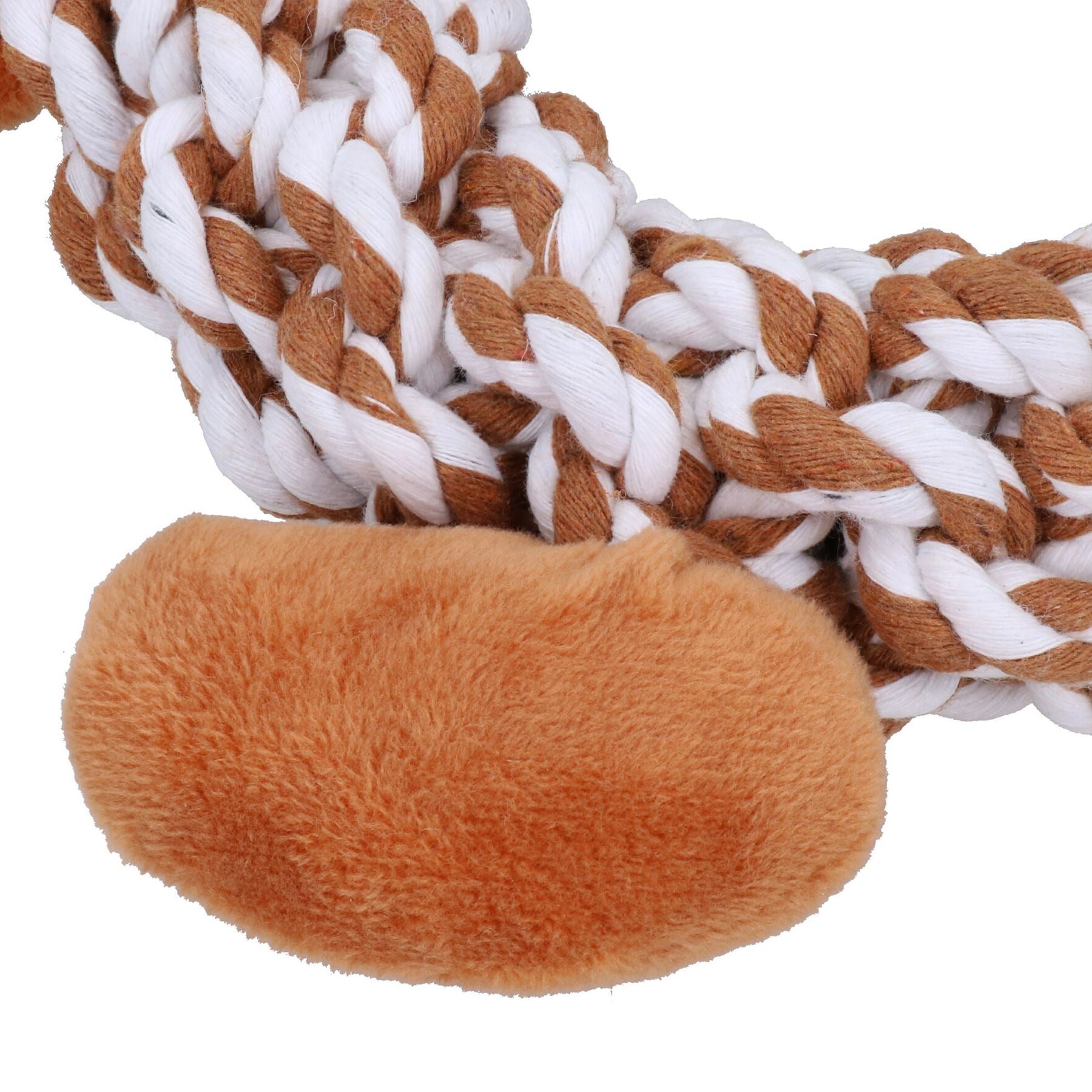 Jouet en peluche couinant en forme de renne pour chien, cadeau de Noël