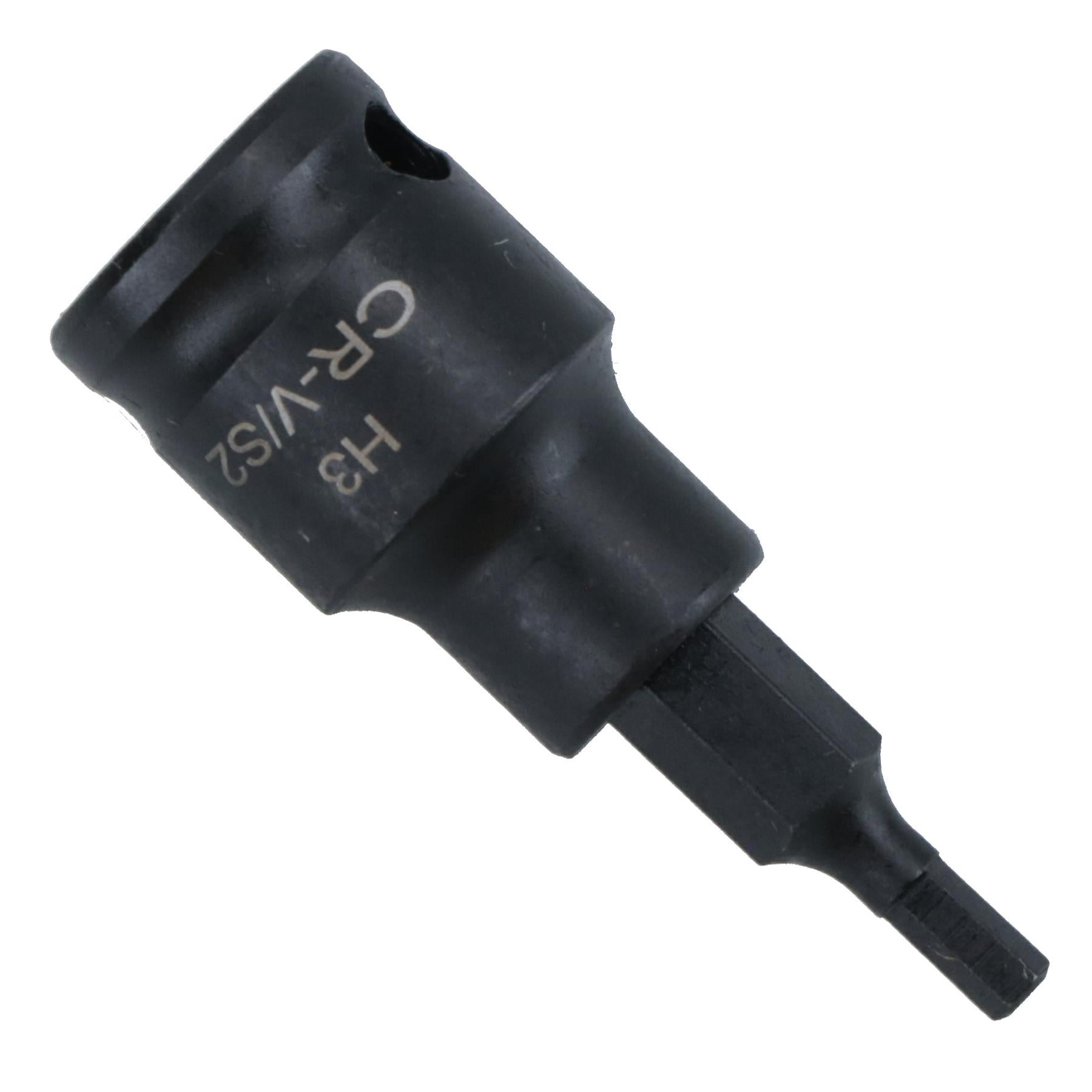 3mm - 10mm x 45mm 3/8in. Drive Short Impact Impacted Allen Hex Key Socket