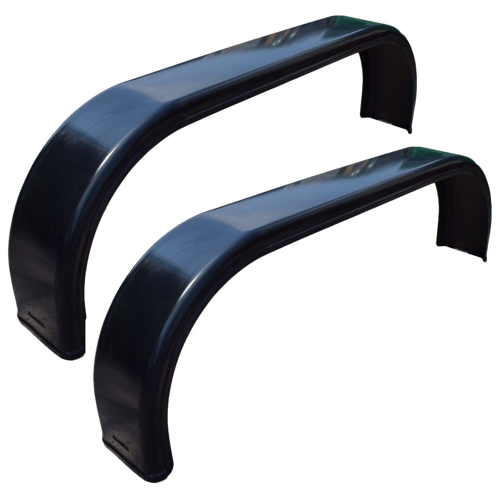 Garde-boue tandem à double essieu pour remorque pour roues de 13 po, paire de 58 po x 7 po