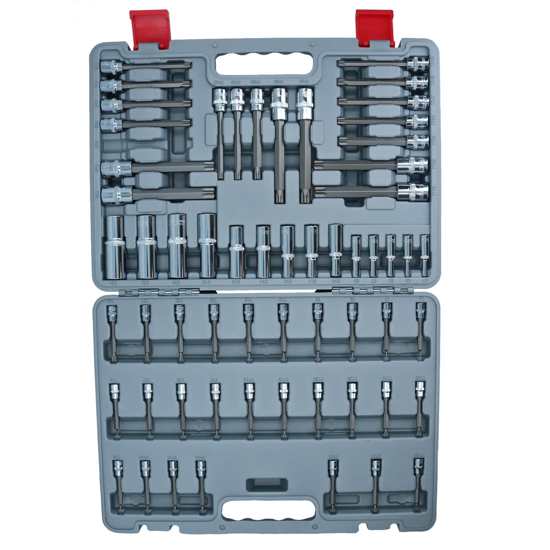 Douilles Torx Star Tamper Proof Star Plus E mâles et femelles T6 – T70 E4 – E24 60 pièces