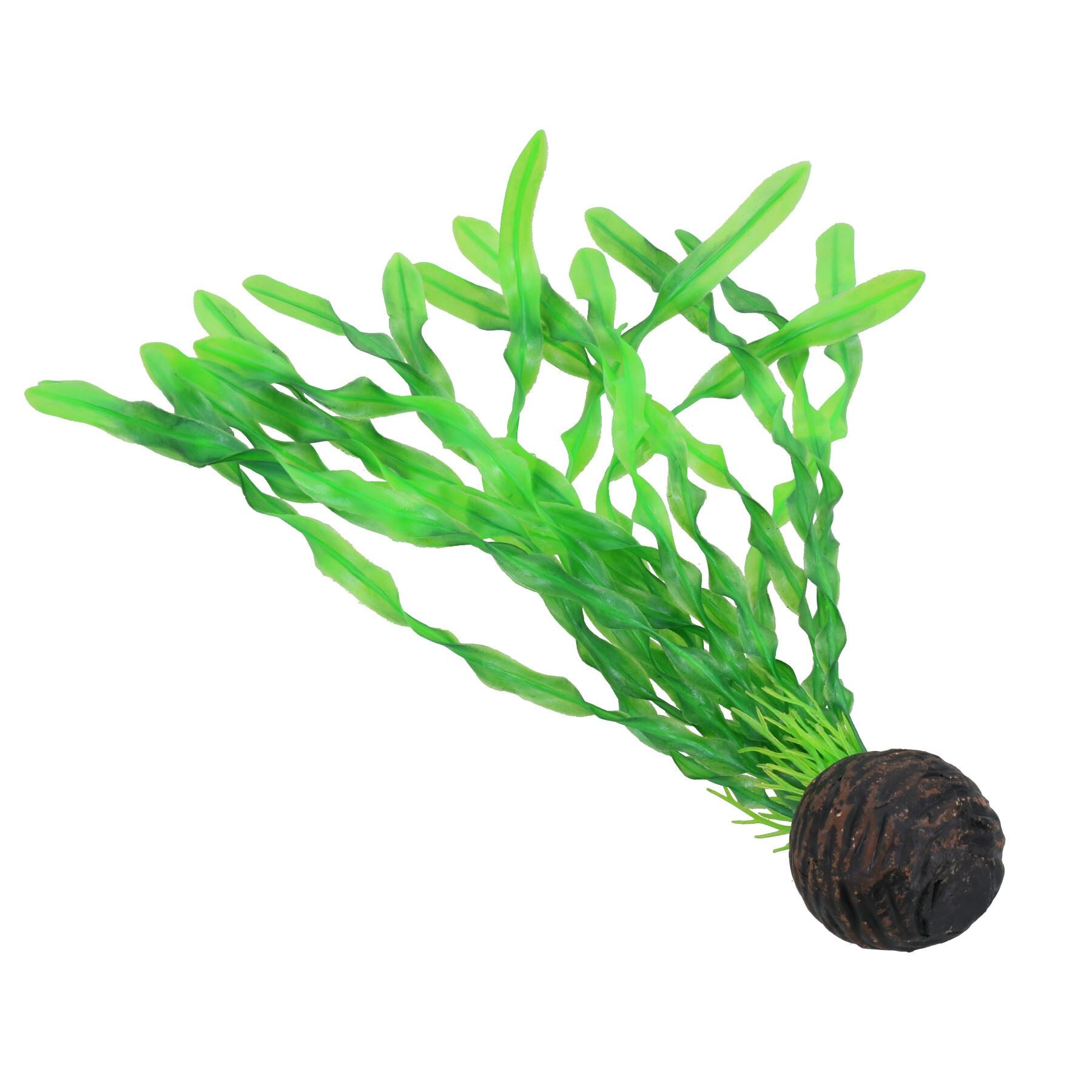 Aquarium Aquatique Aquarium Poissons Auto-Coulissant Haute Soie Artificielle Plan H-30cm - (No 6)