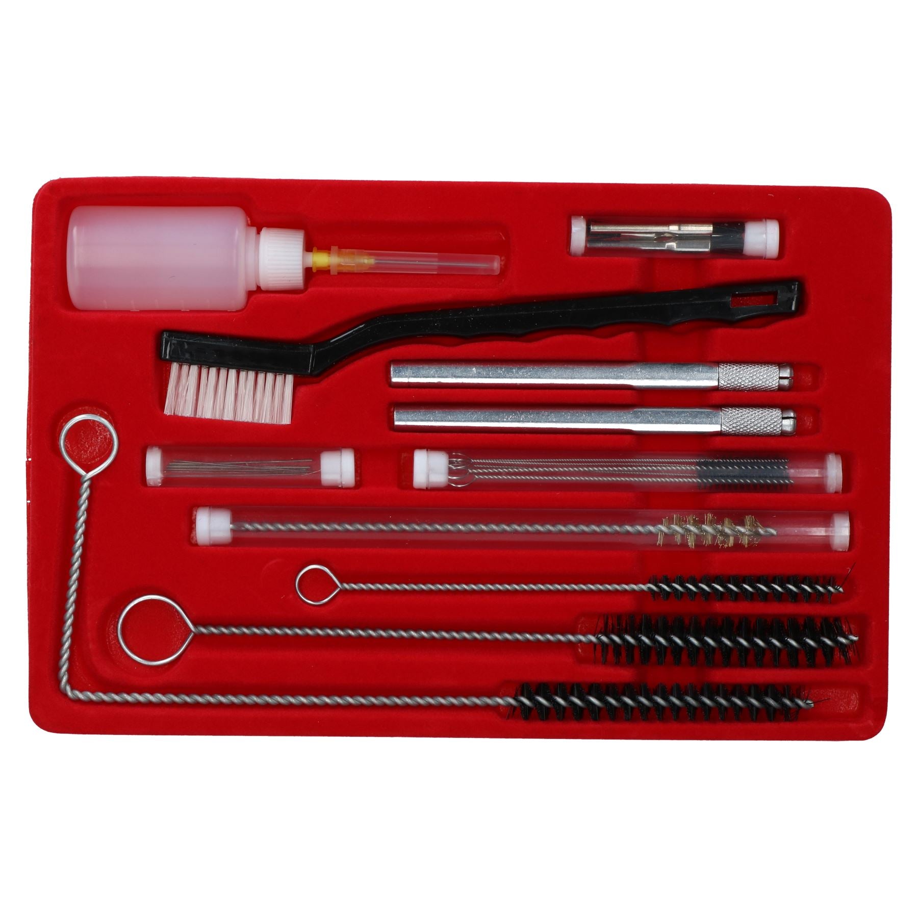 Kit de nettoyage de pistolet à air comprimé pour aérographes, alimentation par gravité par aspiration, HVLP, détail 23 pièces