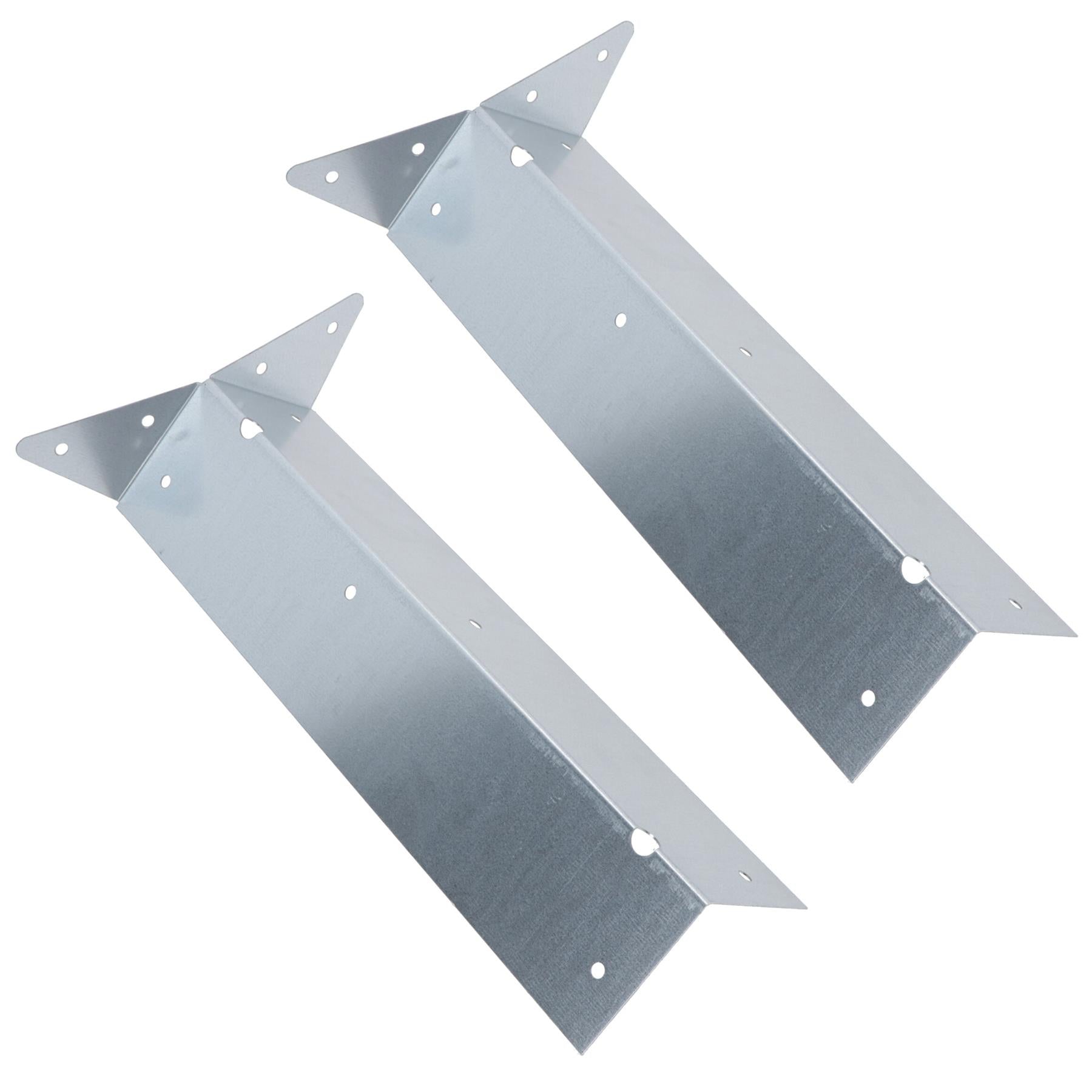 Arris Rail Bracket Fence Post Support Galvanised 100mm, 225mm or 300mm