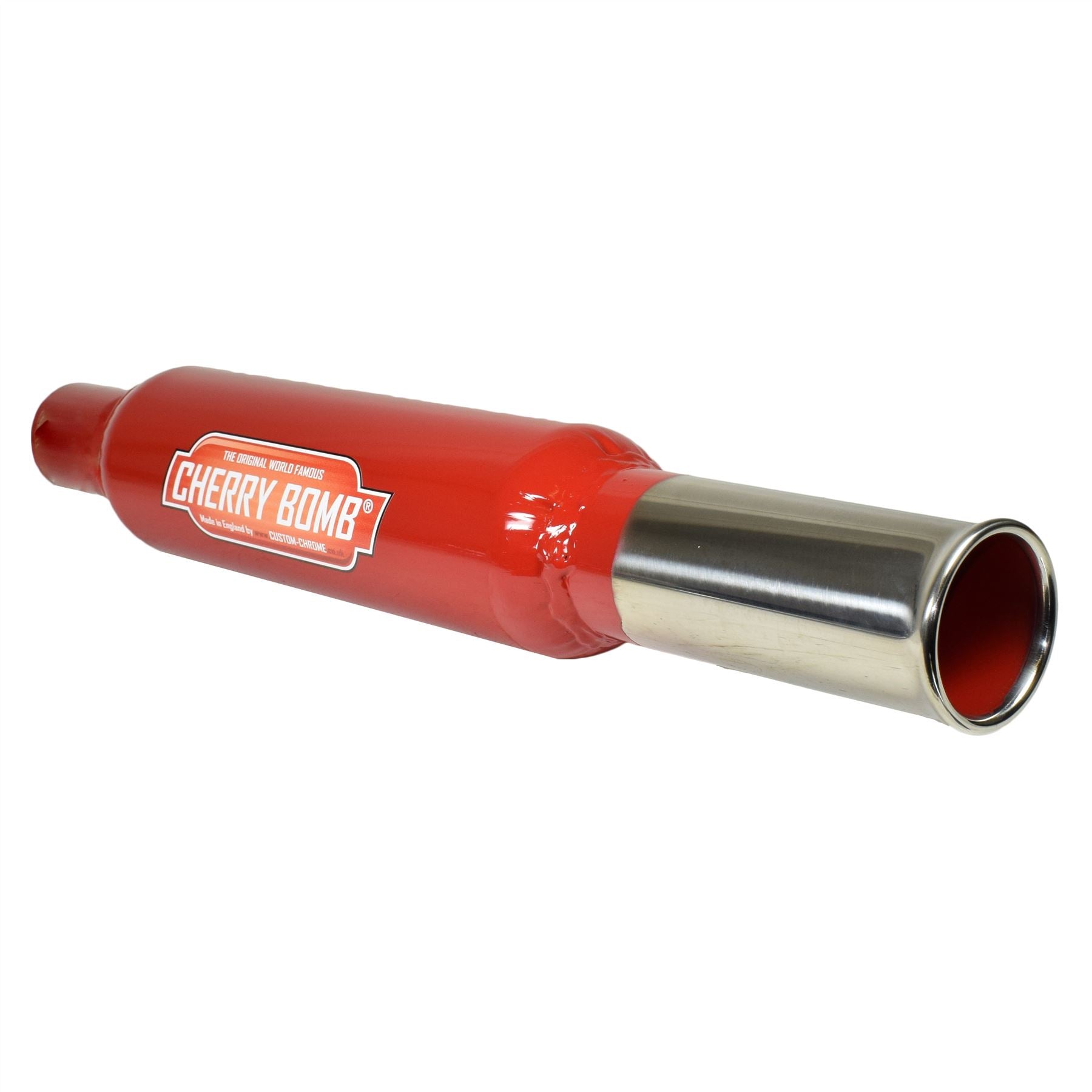 Cherry Bomb Tail Bomb Endrohr Ovales oder rundes Ende Auspuffrohr Heckklappe Box Auto