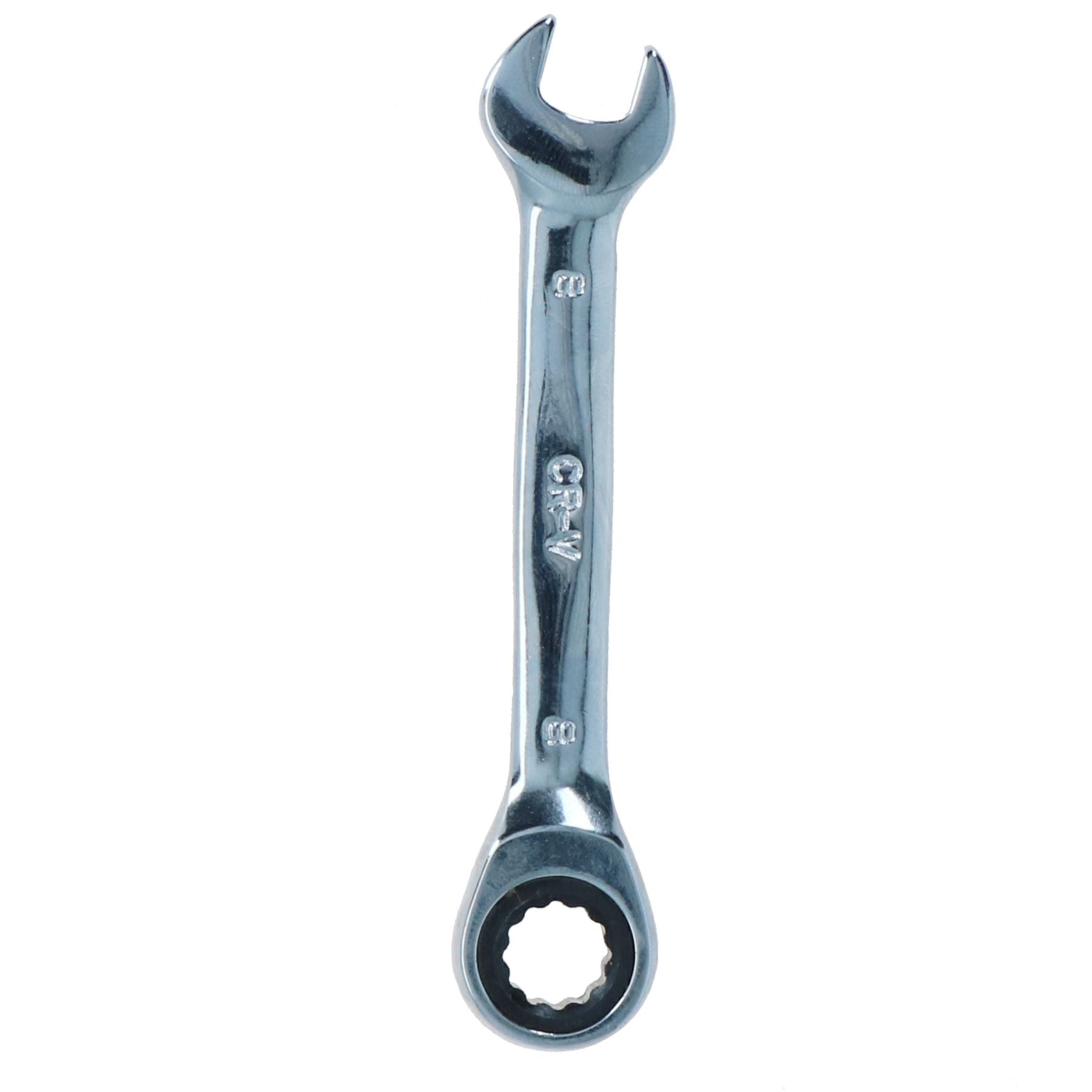 Clé mixte à cliquet courte métrique MM 72 dents 8 mm – 19 mm