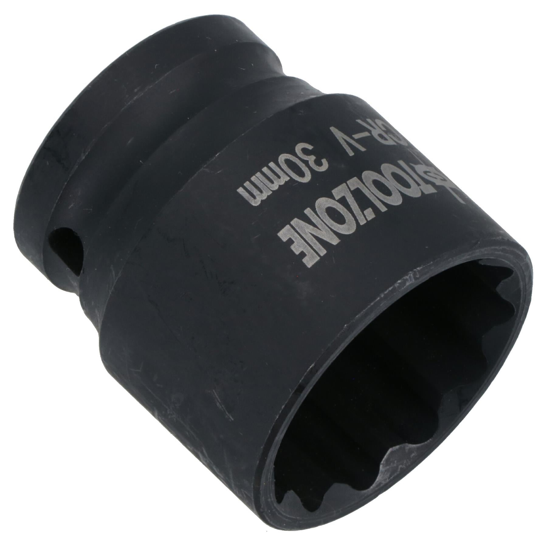 30mm 1/2in. Drive Shallow Metric Impact Impacted Socket 12 Sided Bi-hex
