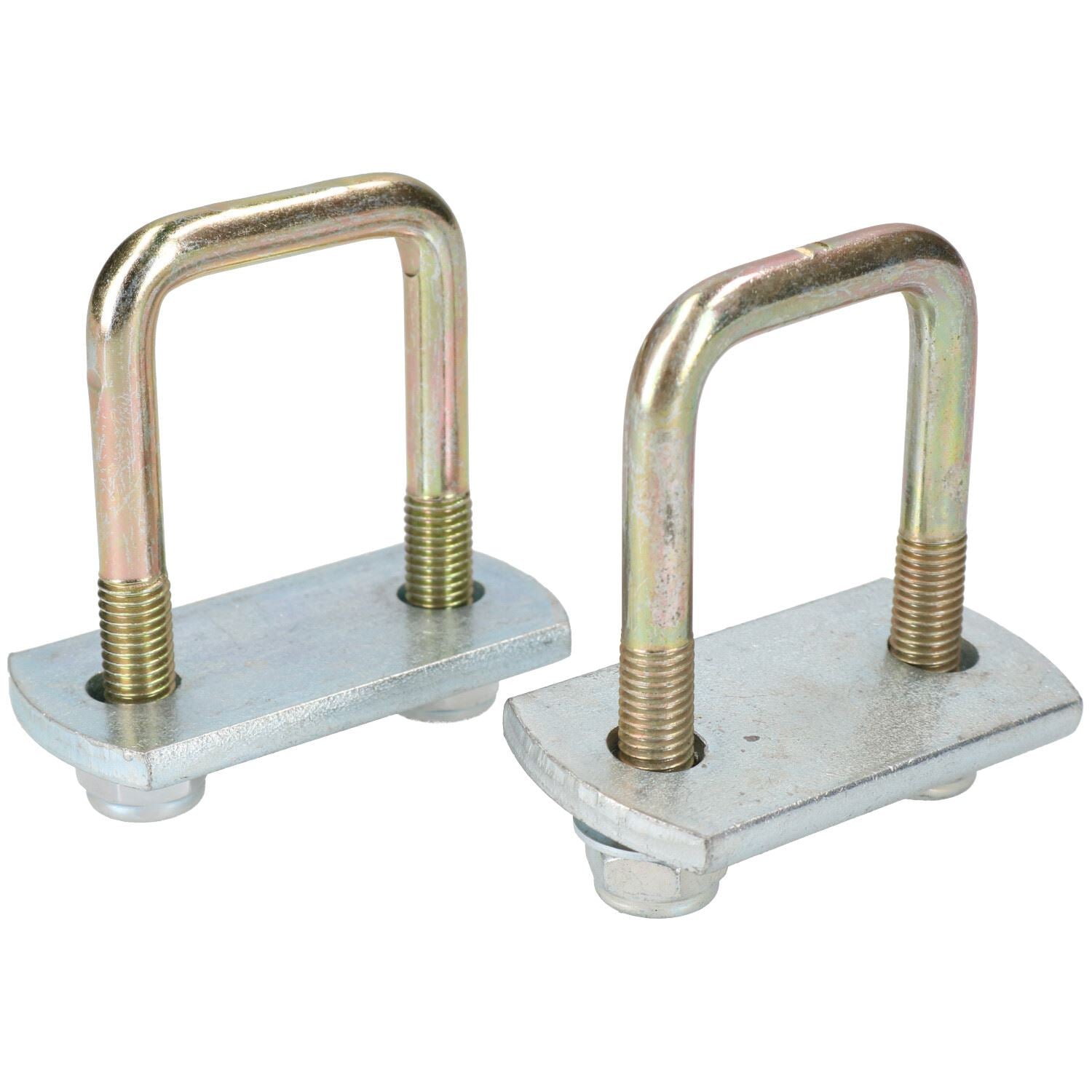 2er-Pack M10 40 mm x 70 mm U-Bolzen N-Bolzen mit Platten und Muttern HOCHZUG
