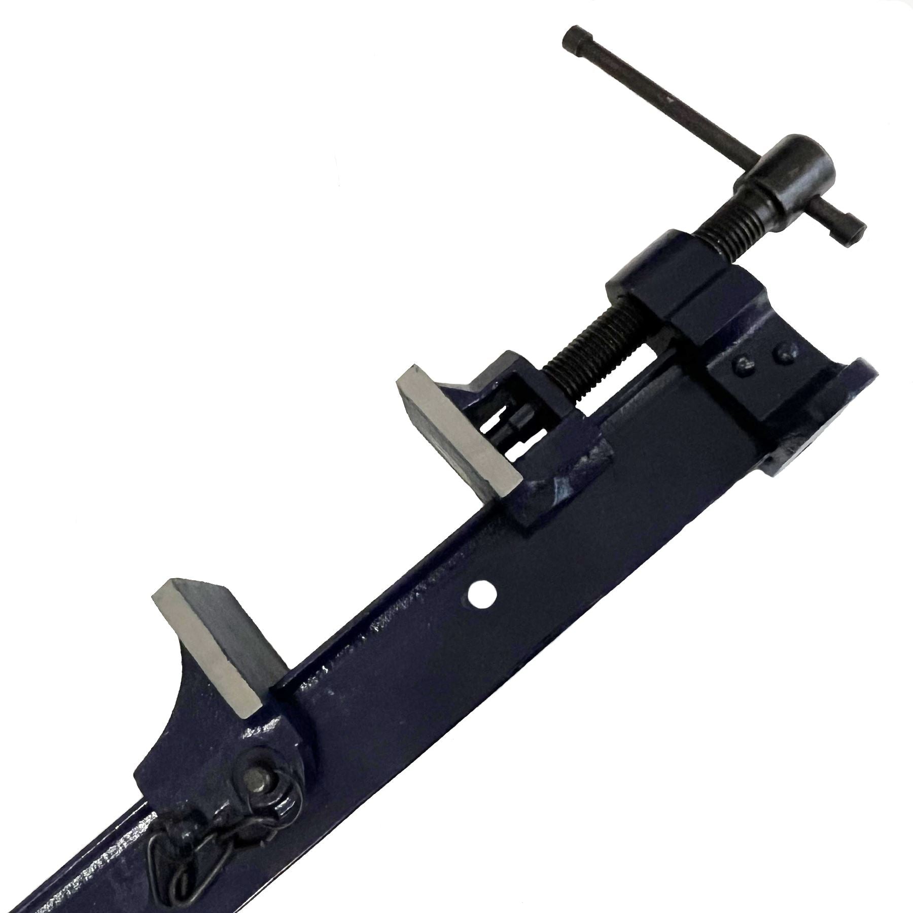 Pince à châssis en T en fonte de 48 po (1 200 mm) avec support de travail et pince coulissante