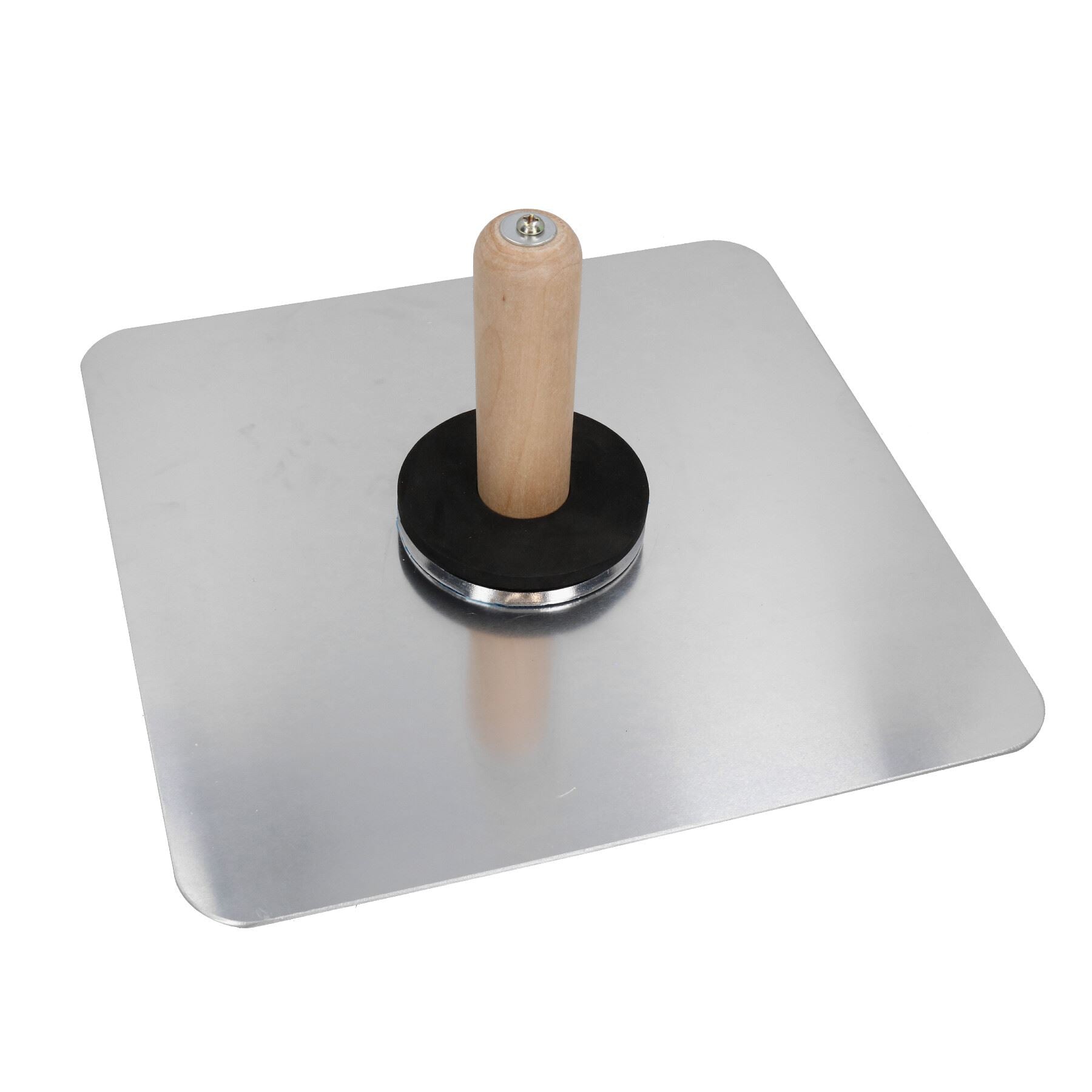 Planche à plâtrer en aluminium + truelle à encoches carrées de 8 mm