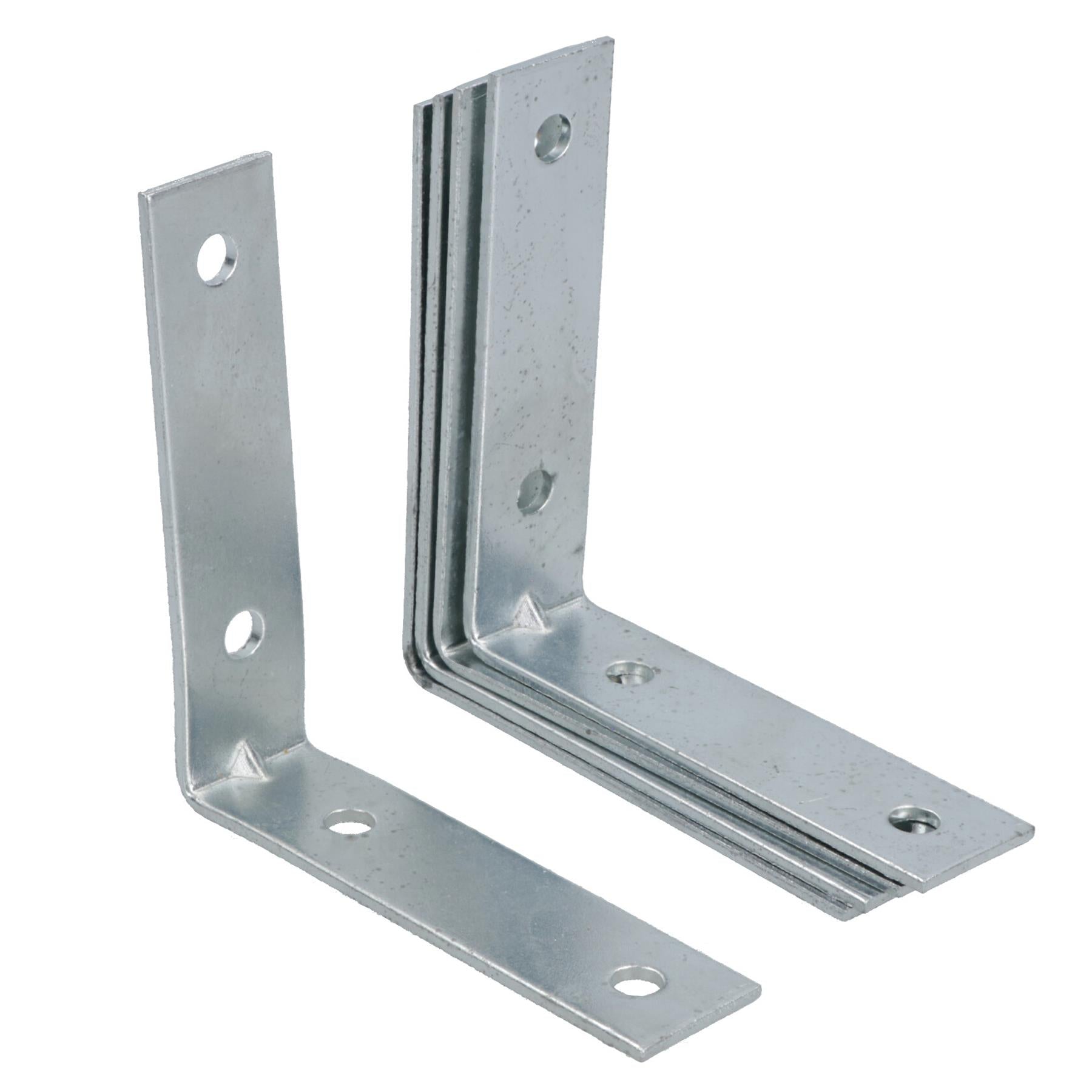 63.5mm (2.5in) Corner Brace Bracket Set L Shaped Mending Reinforcing Plate