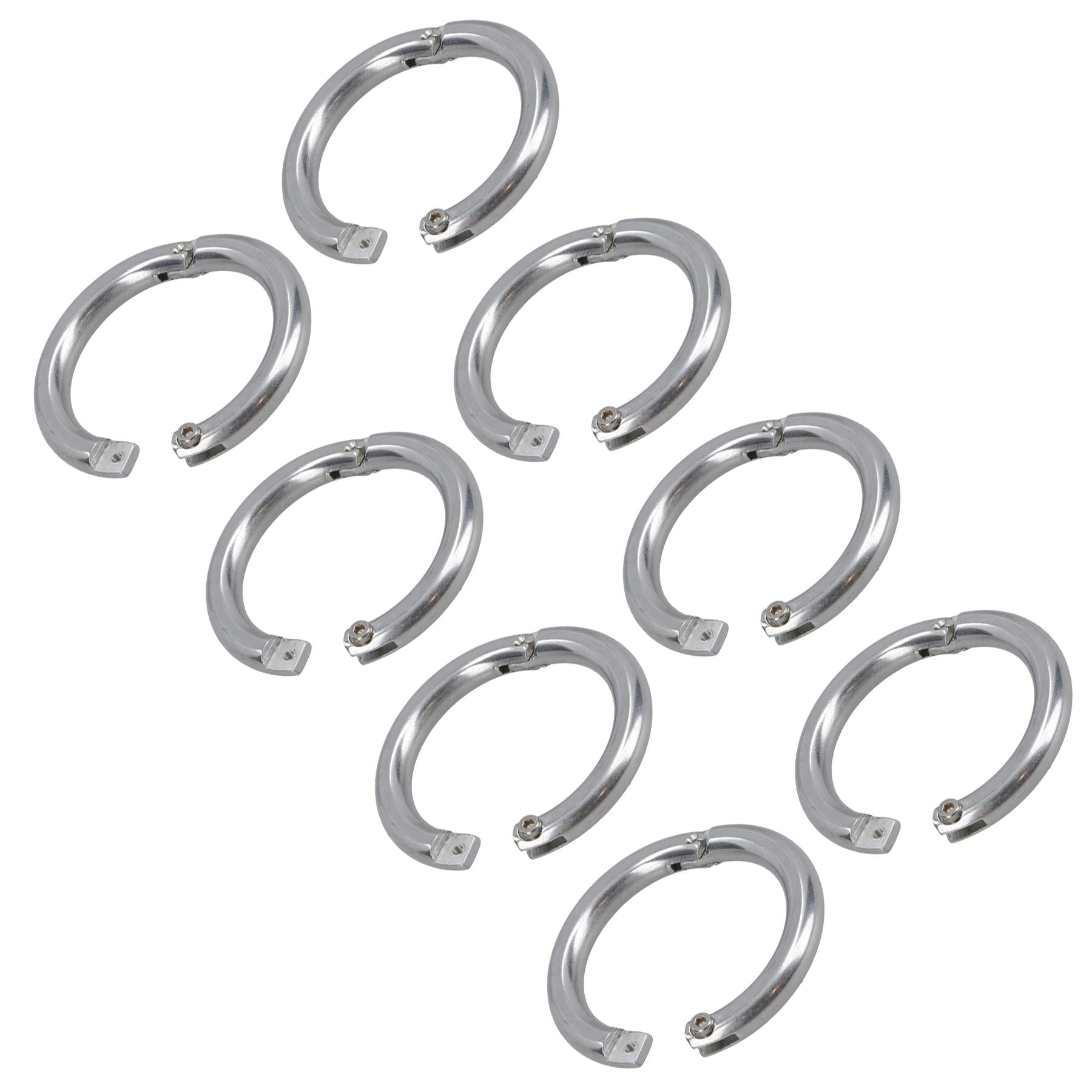 8mm Lockable Split Round Ring Shackle 316 Stainless Steel Splitring