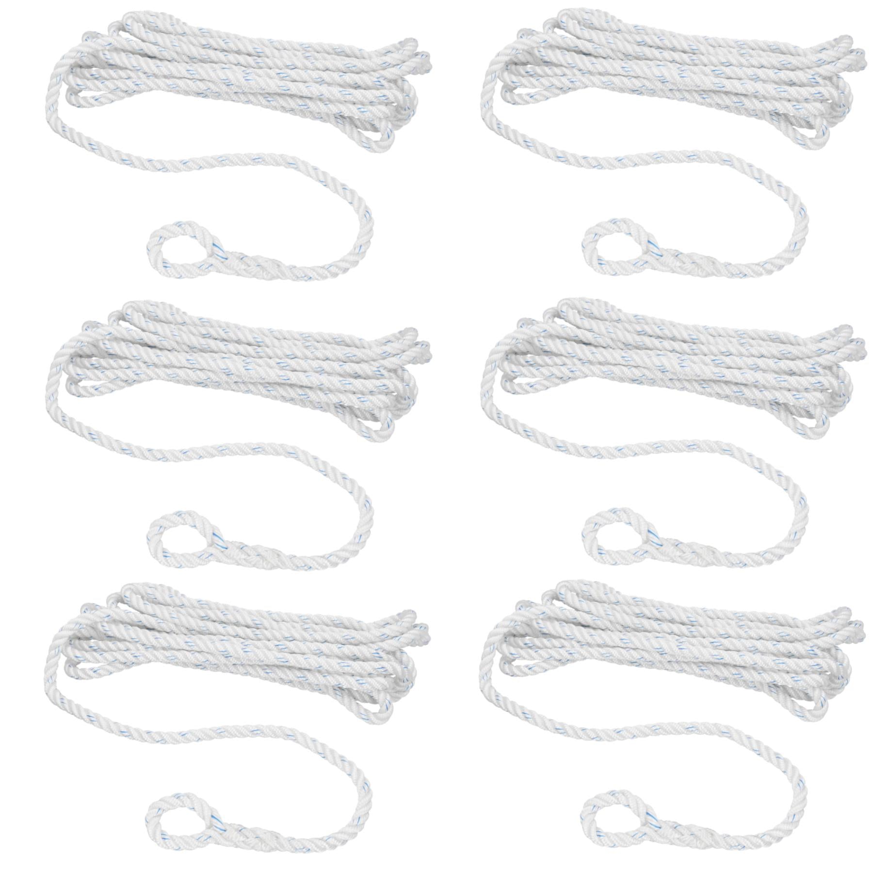 Corde d'amarrage en polyester épissée 10-16 mm 10 m