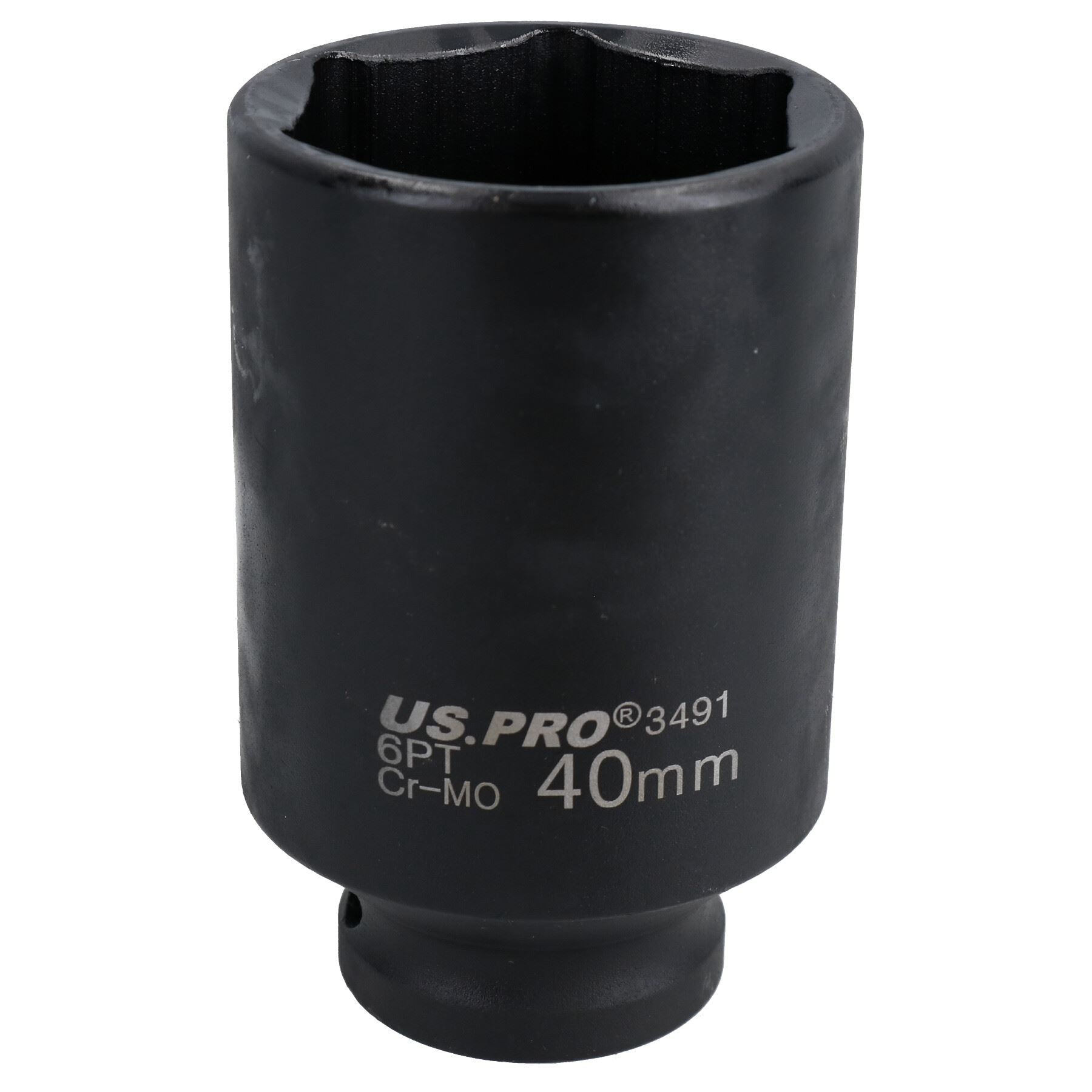 Douille pour écrou d'essieu de moyeu arrière métrique 40 mm, entraînement 1/2 po, 6 pans, simple hexagone