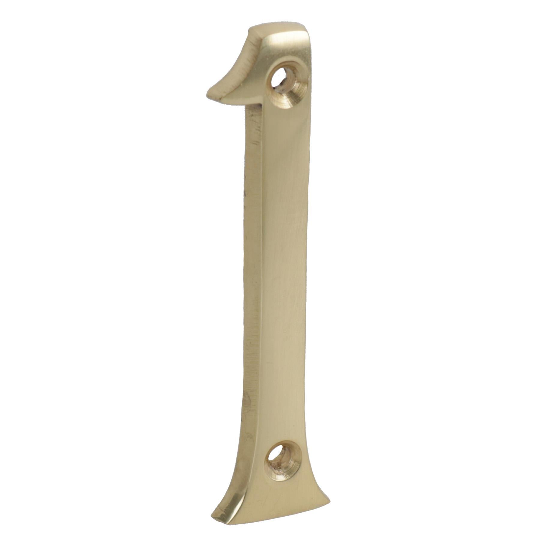 Messing Hausnummern Ziffern 0-9 Türschild 70mm Plakette Straße Brief Mail