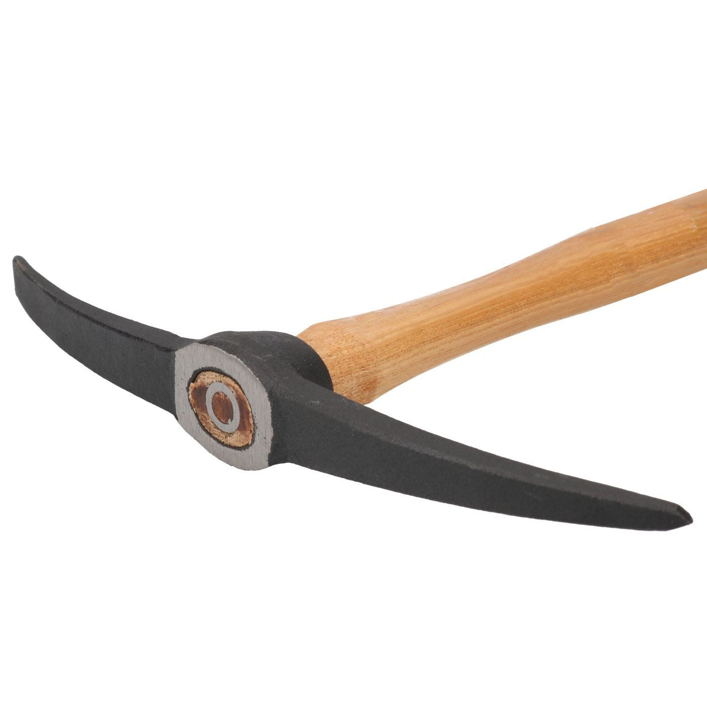 Maurerhammer, Hickory-Stiel, doppelseitig, 400 g, Pickel, Steinmetz, Mauerwerk