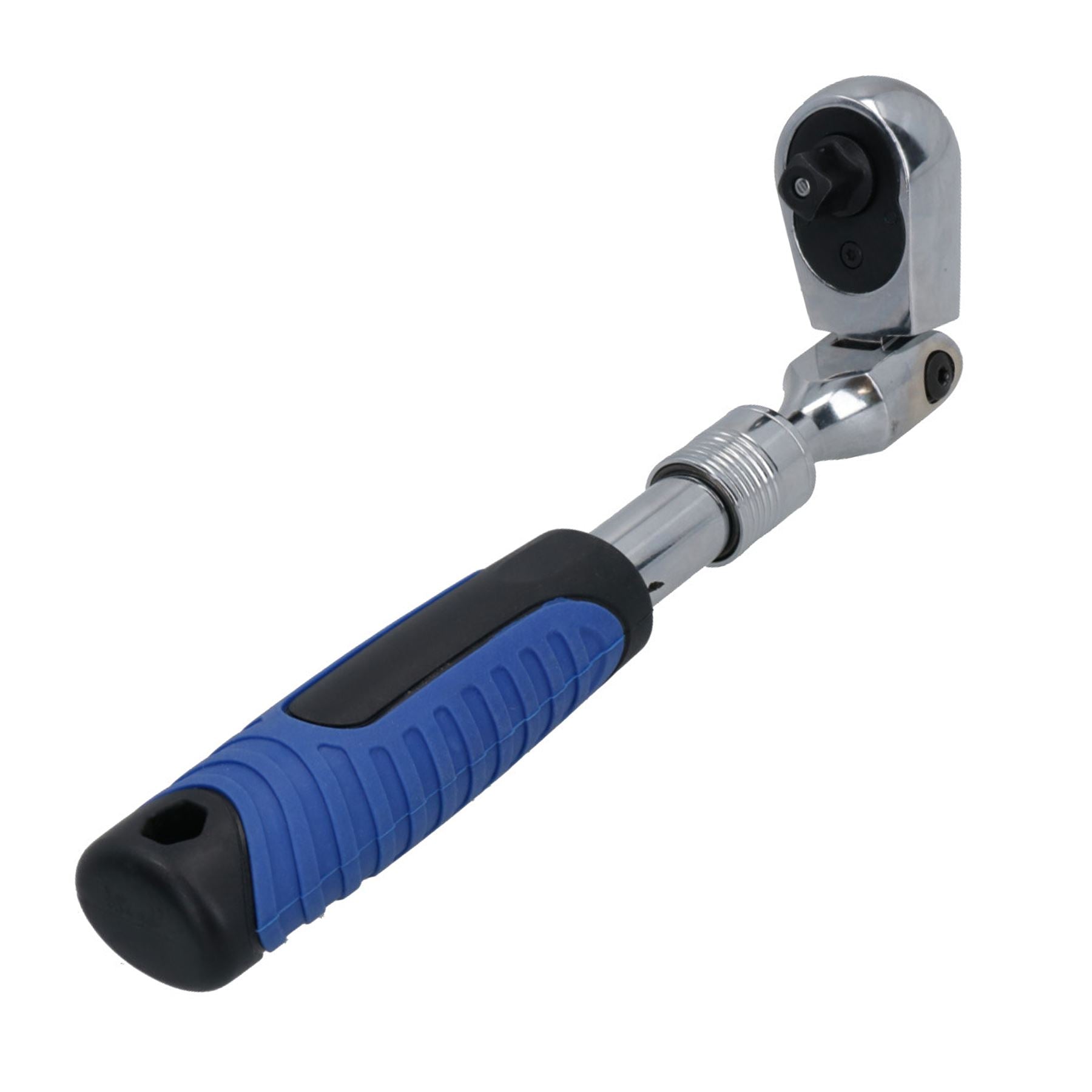 3/8-Zoll-Antrieb, Teleskop-Ratsche mit flexiblem Kopf, 72 Zähne, Schnellspanner, 250 – 350 mm