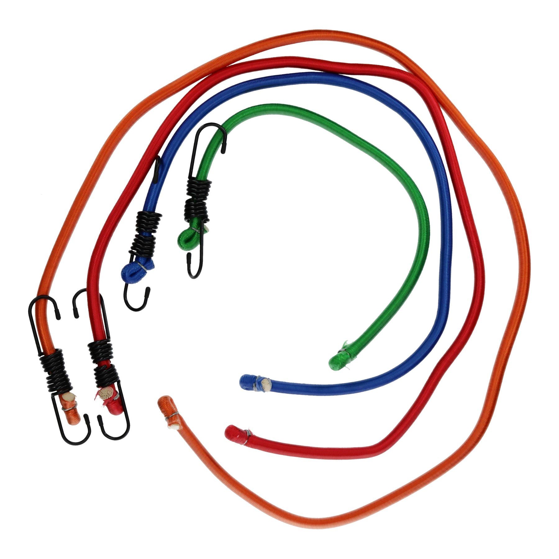 4pc elastische Schnur sicheres Festbinden Gepäck 12mm Bungee Seil Gurt mit Haken