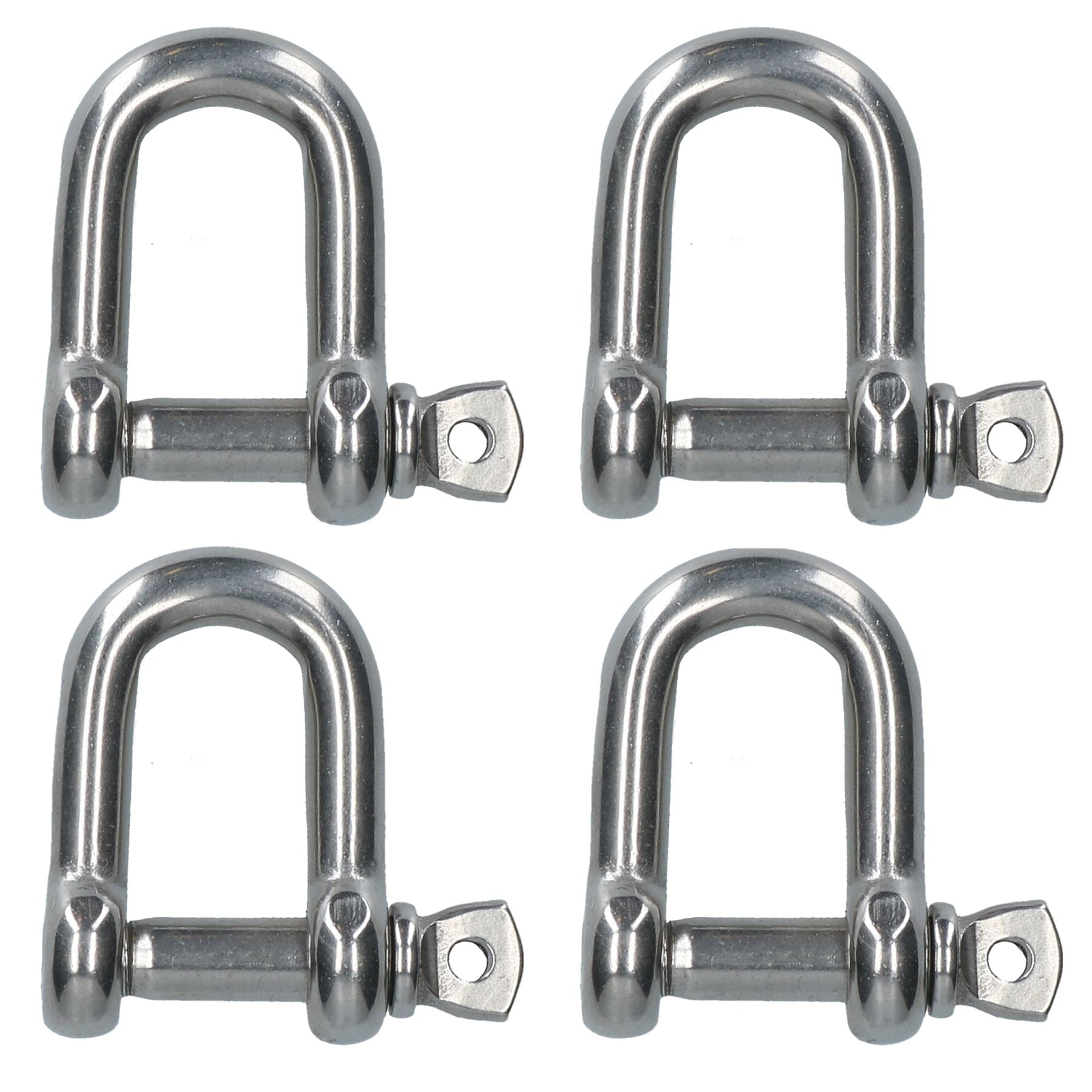 8mm / 10mm / 12mm Stainless Steel D Shackle Dee Link Marine Grade 316