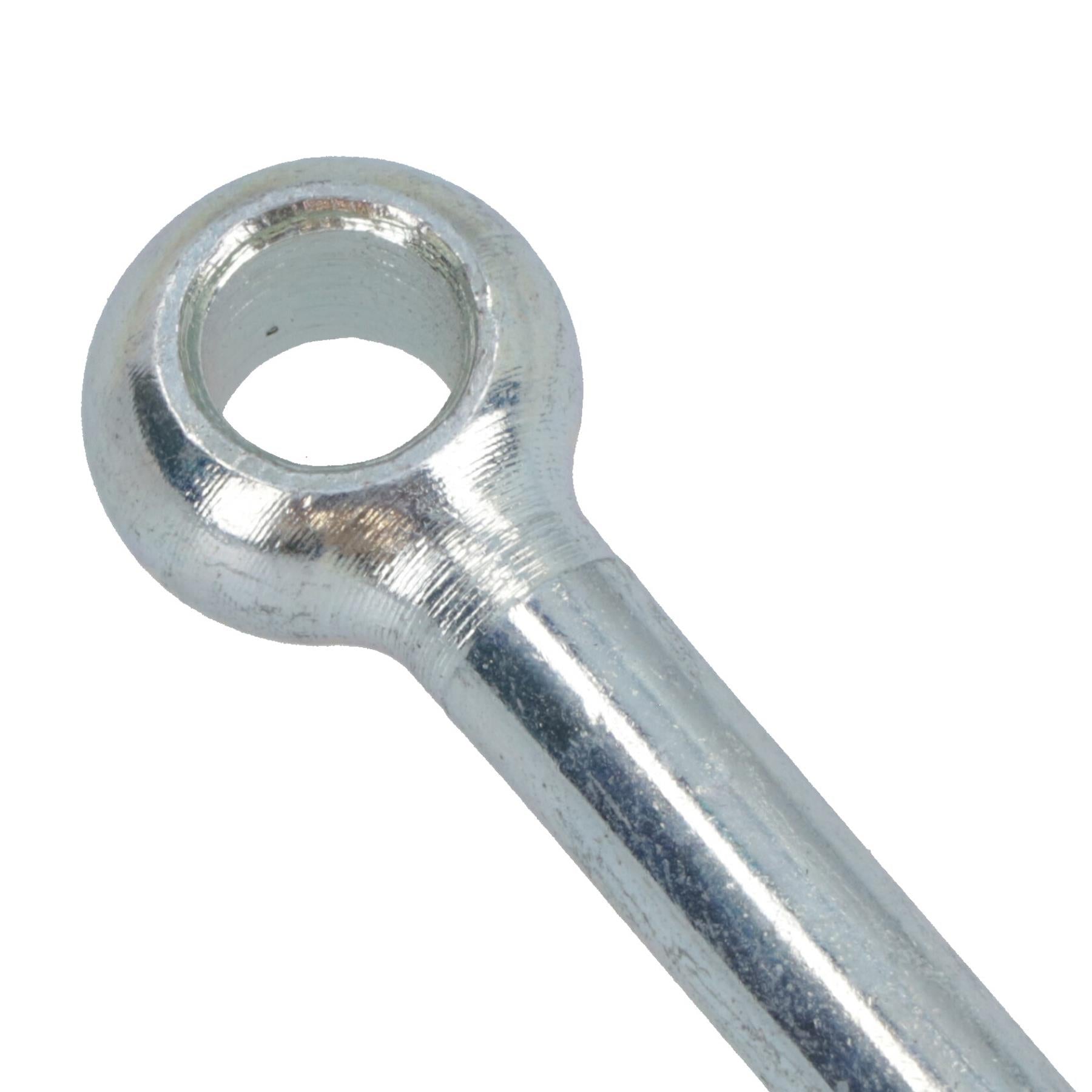 M10 100mm Eye Bolt Single Bolt Zinc Plated Threaded Rings DIN444 Catenary Wire
