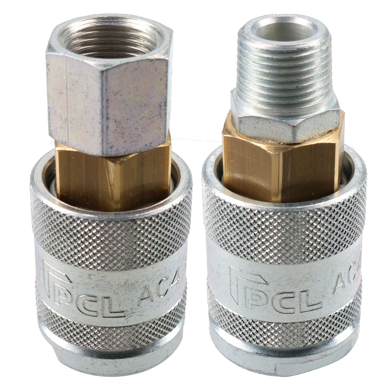 PCL 60 Serie Buchsenkupplung Luftanschlussschlauch 3/8" BSP Außen- und Innengewinde