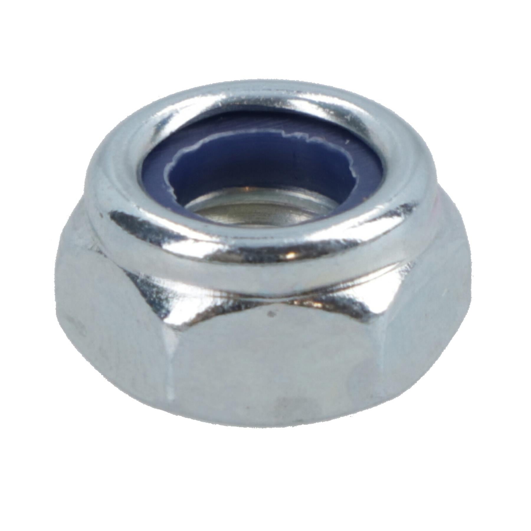M5 x 0.8mm Nyloc Nut Fastener Hexagonal Metric Nuts Grade 8 Zinc Plated