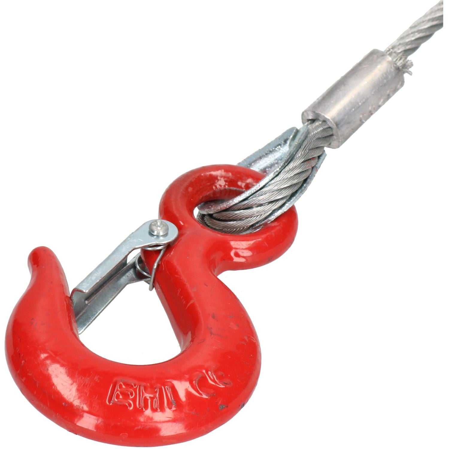 Câble de treuil robuste de 12 m, mousqueton moulé de 1 000 kg, sangle de treuil pour remorque et bateau