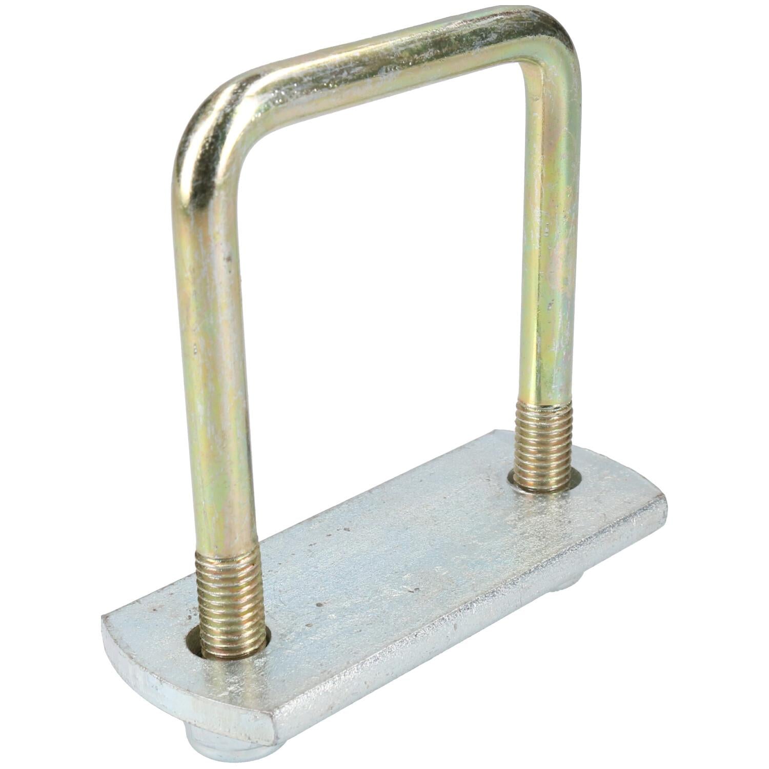 4er-Pack M10 60 mm x 90 mm U-Bolzen N-Bolzen mit Platten und Muttern HOCHZUG