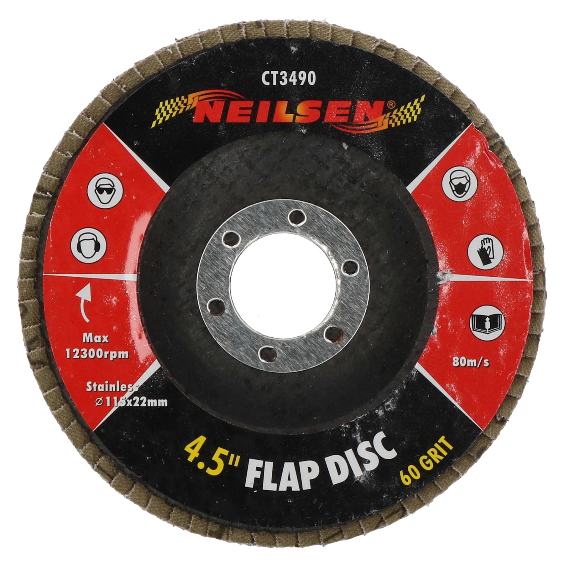 40 / 60 / 80 Grit Flap Discs Schleifen Schleifen Für 4-1/2 "Winkelschleifer