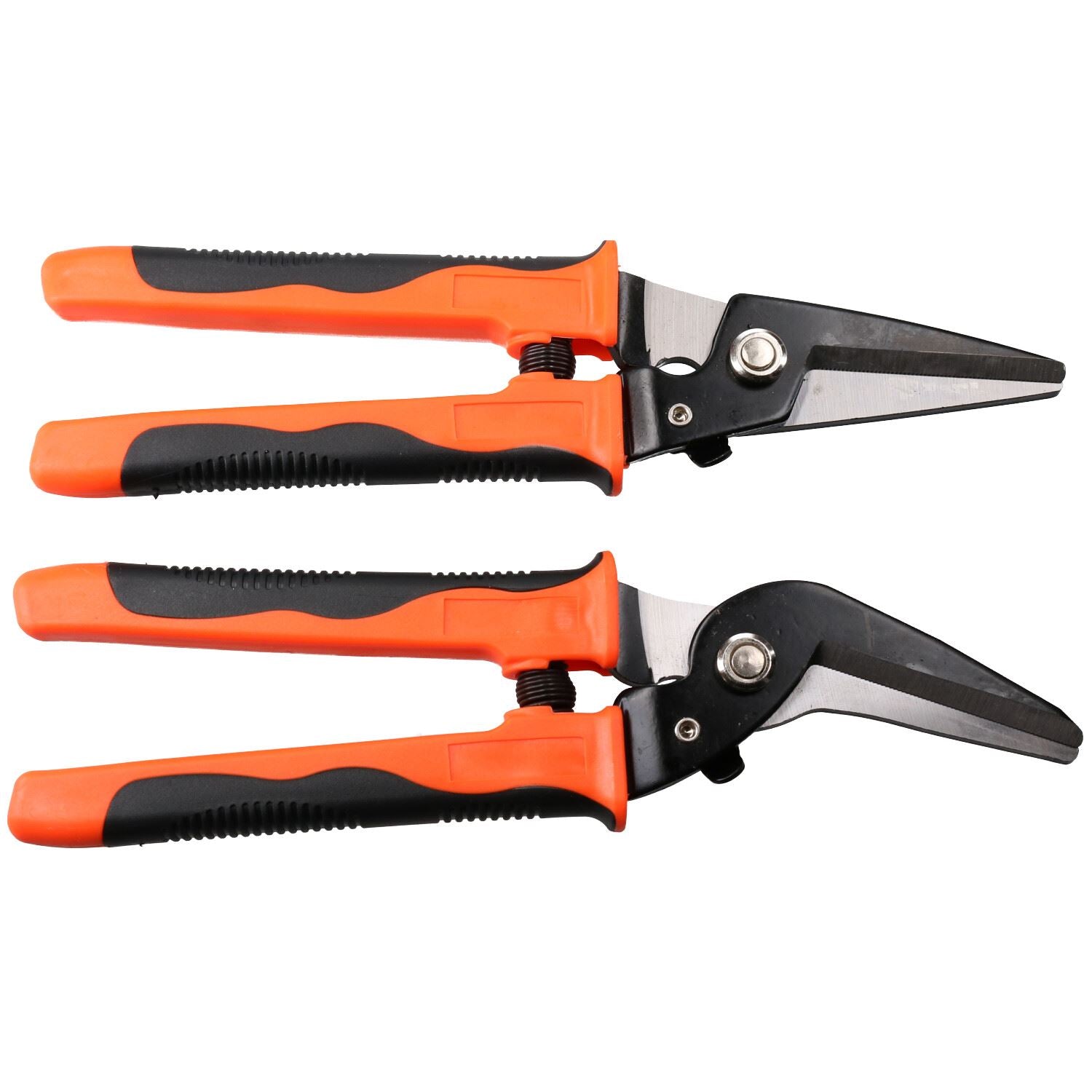 2pc Multipurpose Metal Snips Cutters Cutting With Stainless Steel Blades