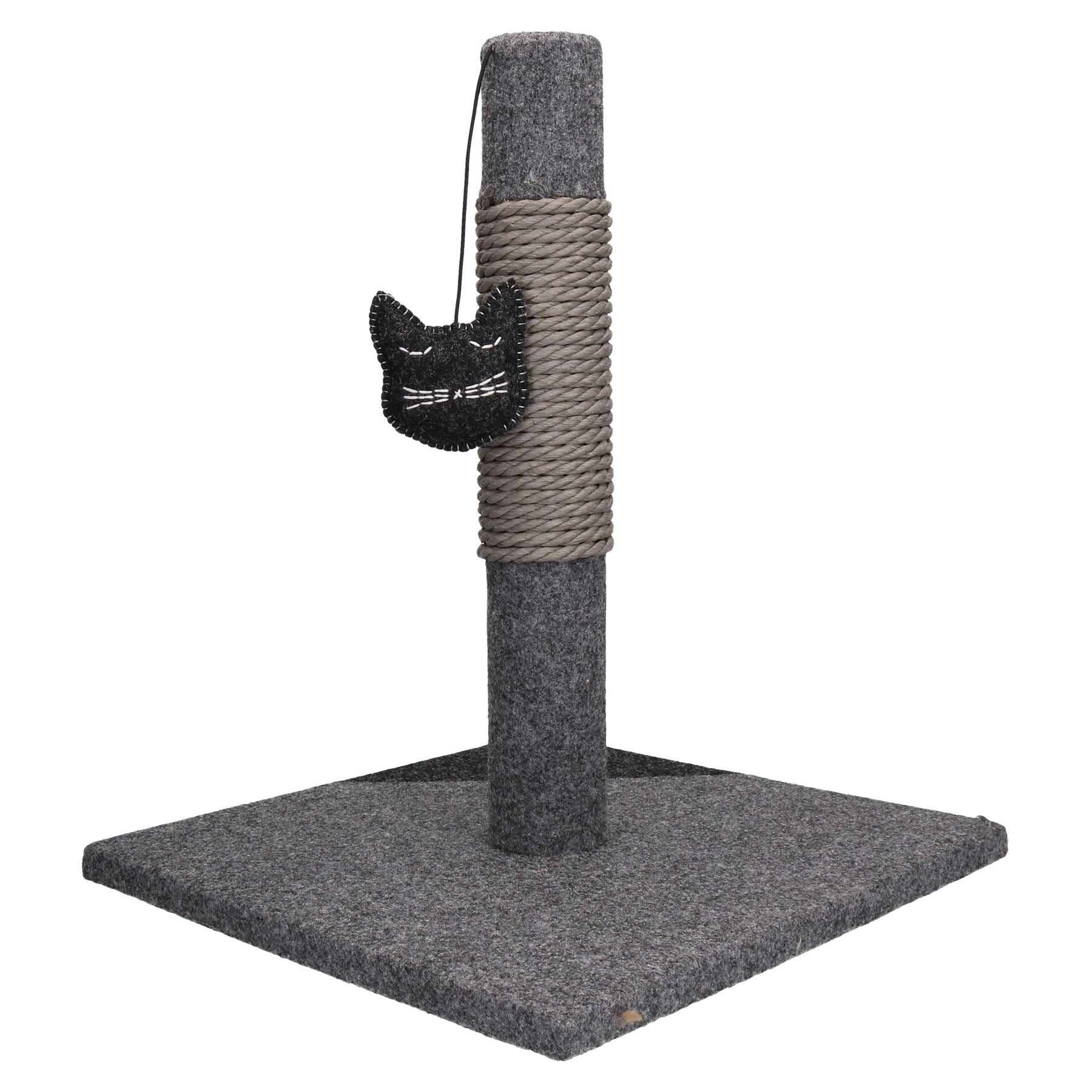 Cat Kitten Charcoal Felt Cat Post H35.5xD29xW29cm