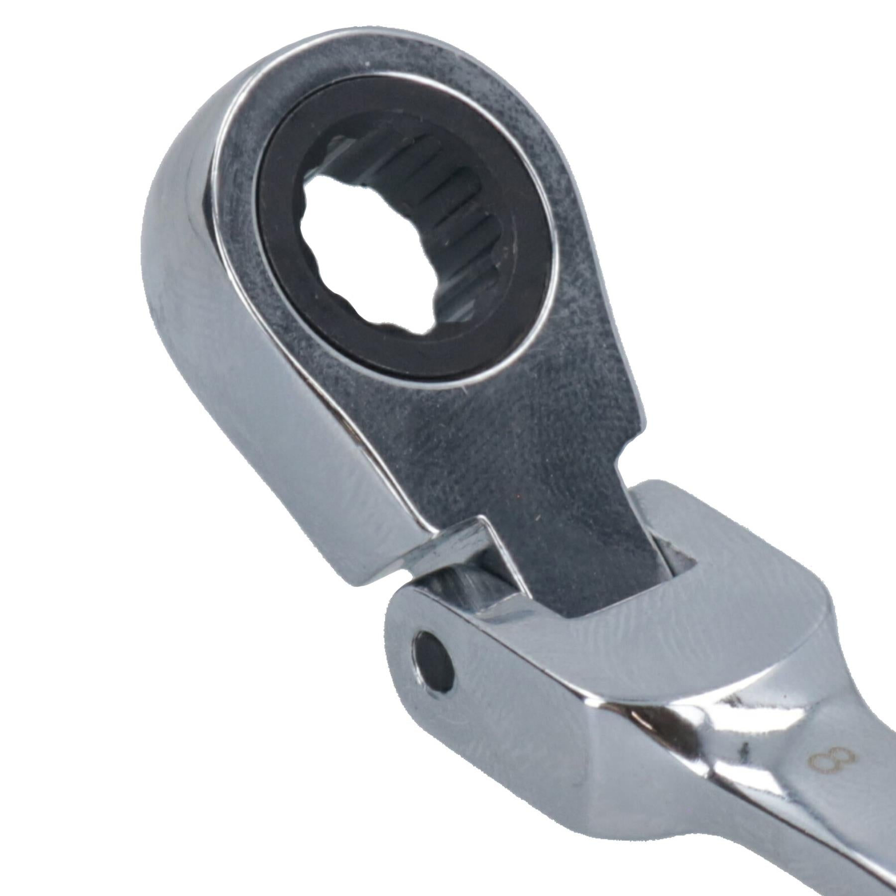 Jeu de clés mixtes à cliquet flexibles courtes métriques MM 8 mm – 19 mm