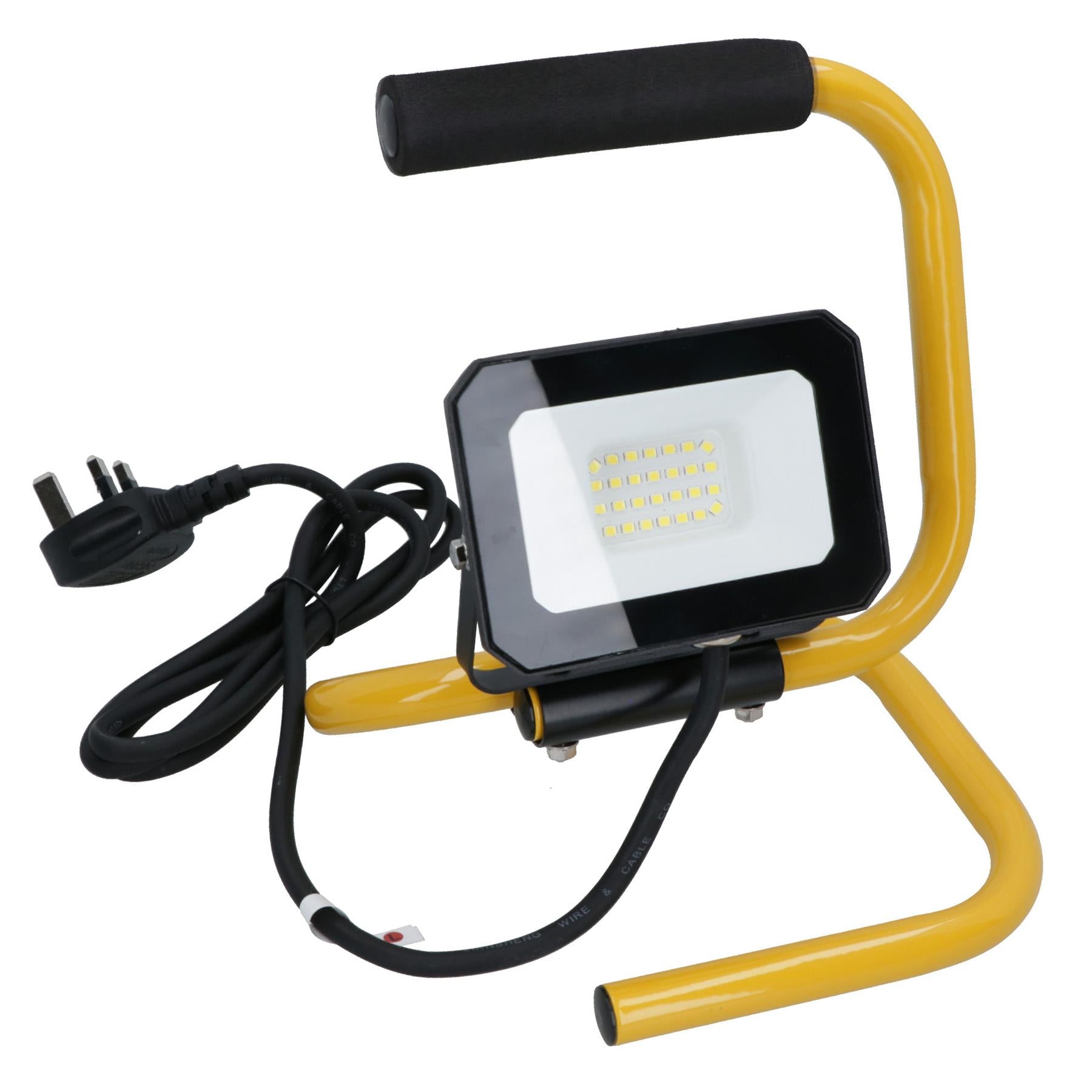 10 Watt LED Work Light Floodlight Garage Workshop 800 Lumens + Stand UK Plug